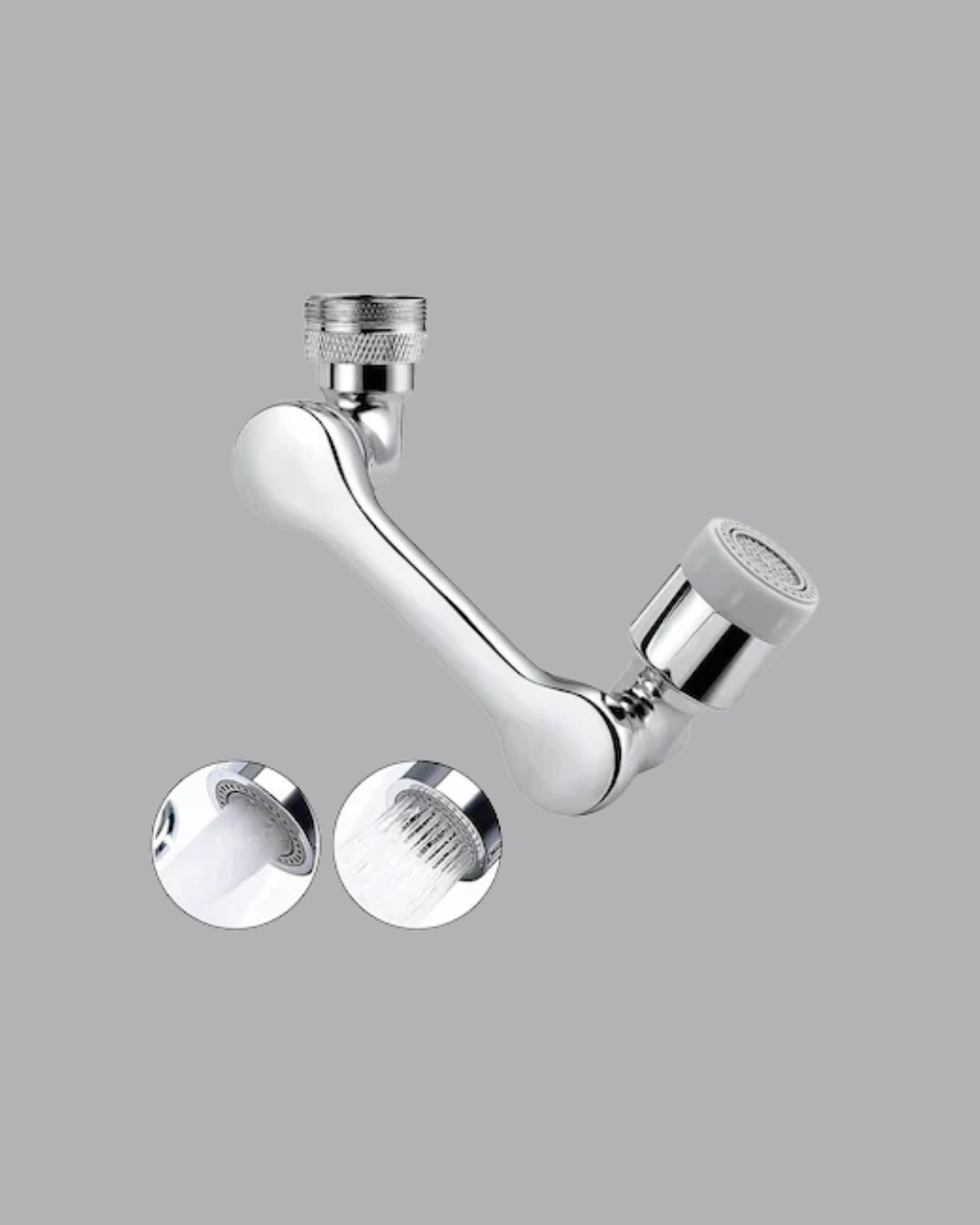 Döner Musluk Başlığı Çok Açılı Robotik Kol Su Tasarruflu - Lisinya