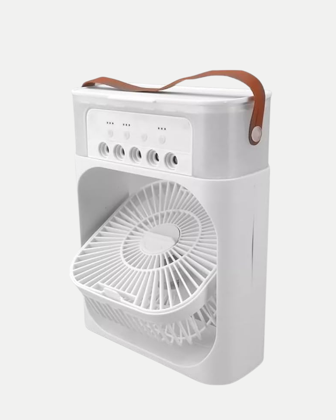 3’ü 1 Arada Mini Klima Fan USB Şarjlı, 7 Renk Gece Lambalı ve Nemlendirici - Lisinya