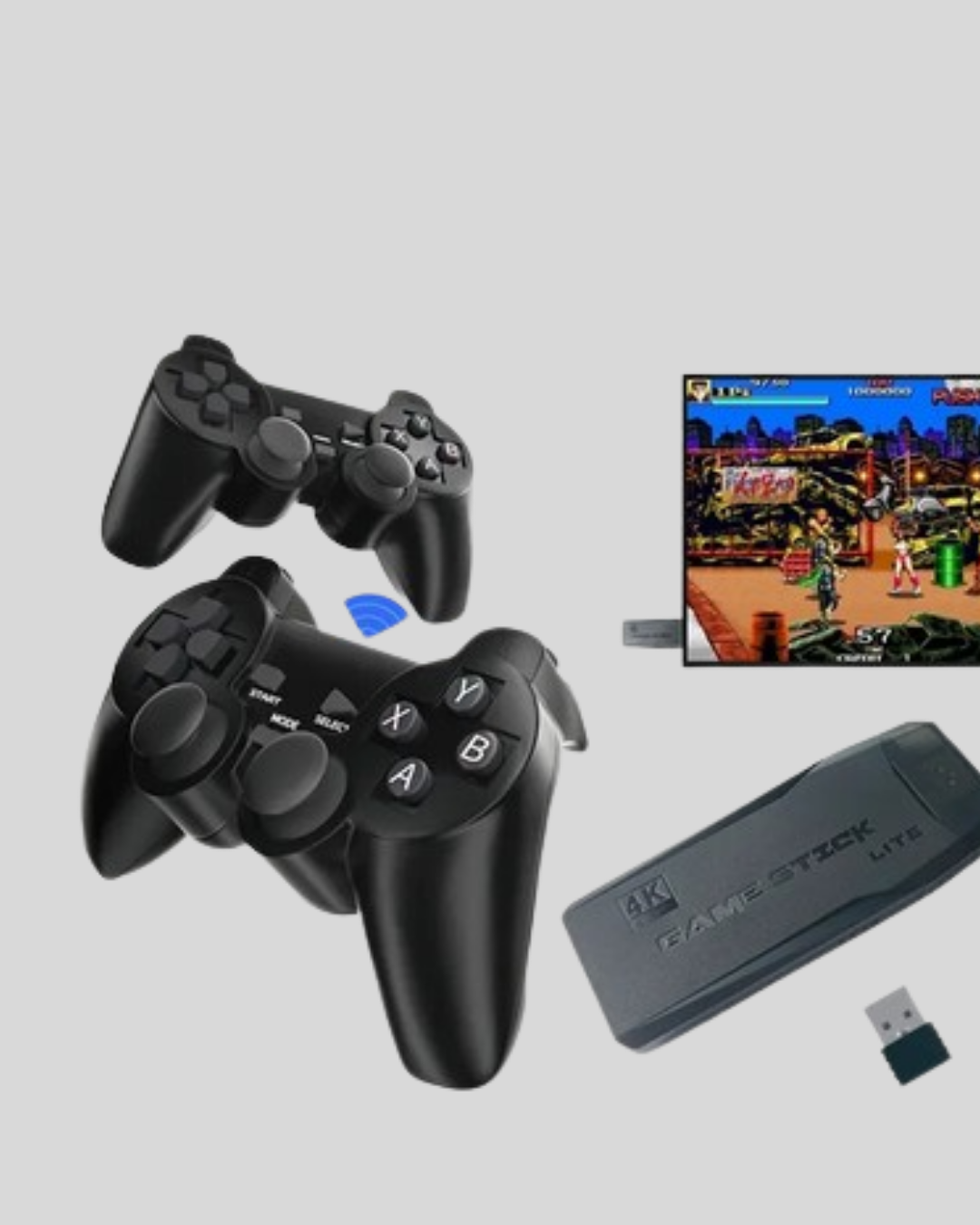 2.4G Kablosuz Mini Oyun Konsolu Taşınabilir ve Şık Tasarım - Lisinya