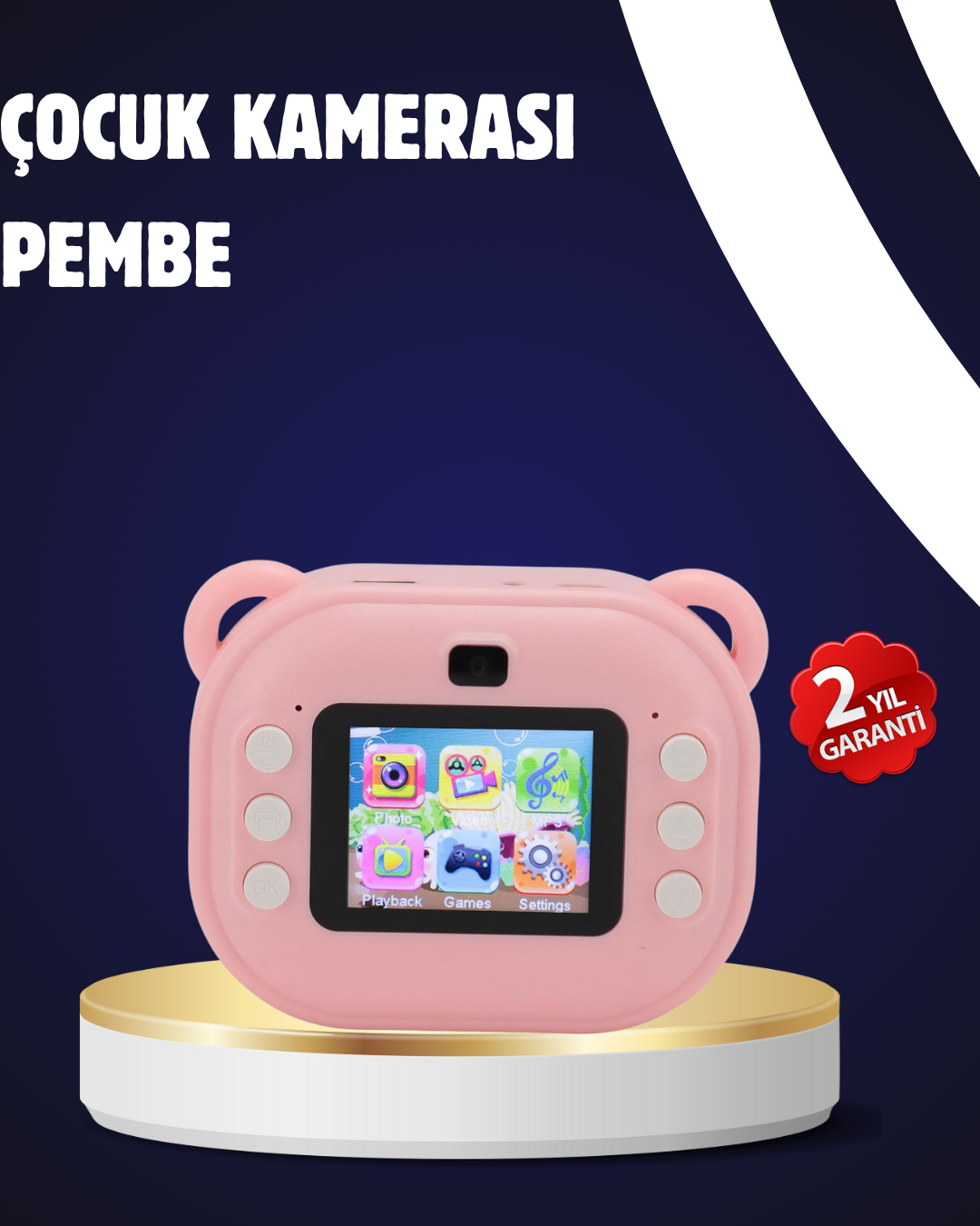 Termal Baskılı Şipşak Kamera – 1080P HD, 24MP, Çift Lensli ve Müzik Oynatıcılı - Lisinya