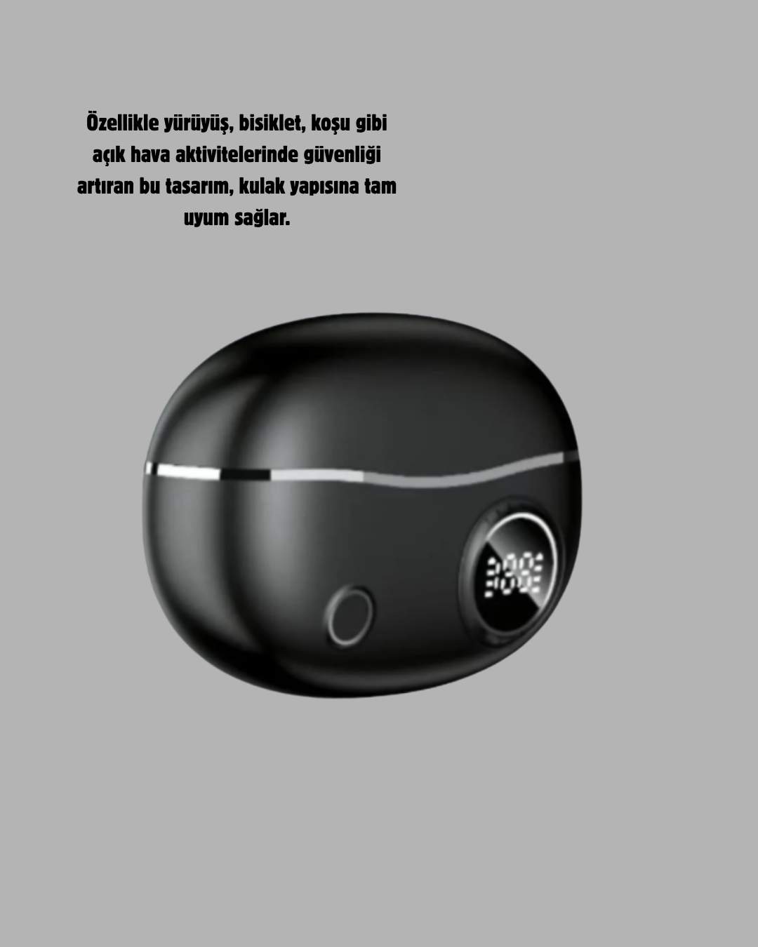 Açık Tasarım Spor Kulaklık Hafif Silikon Kaplama APTX Ses Teknolojili - Lisinya