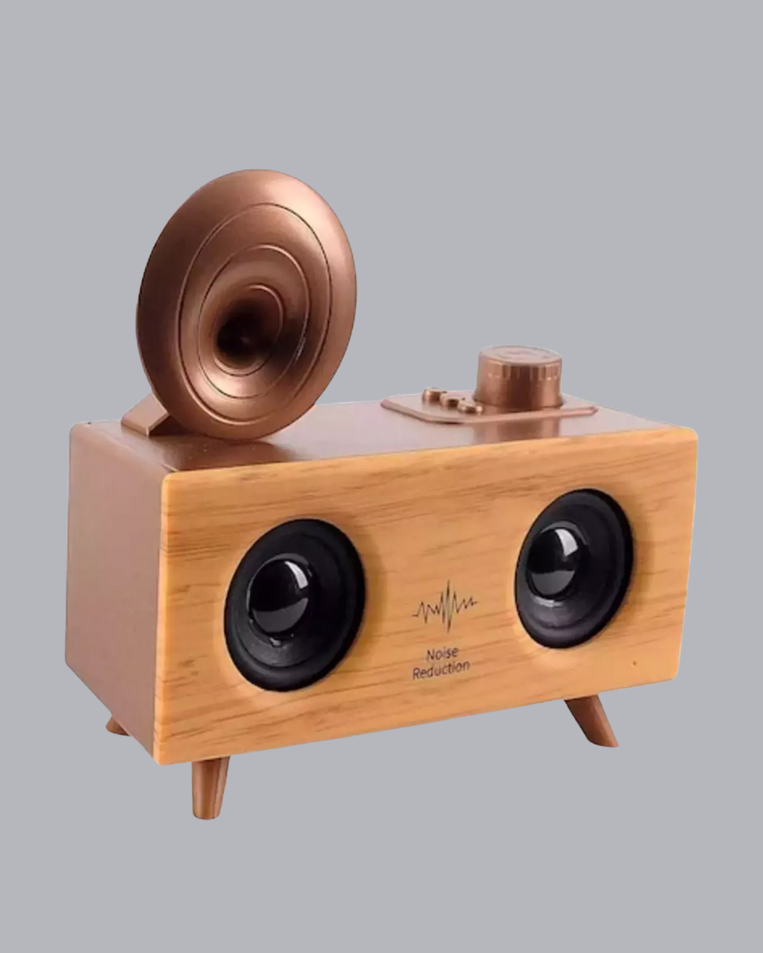 Retro Gramafon Bluetooth Hoparlör Çift Stereo Sesli FM Radyo Destekli - Lisinya Retro Gramafon Bluetooth Hoparlör Çift Stereo Sesli FM Radyo Destekli - Lisinya