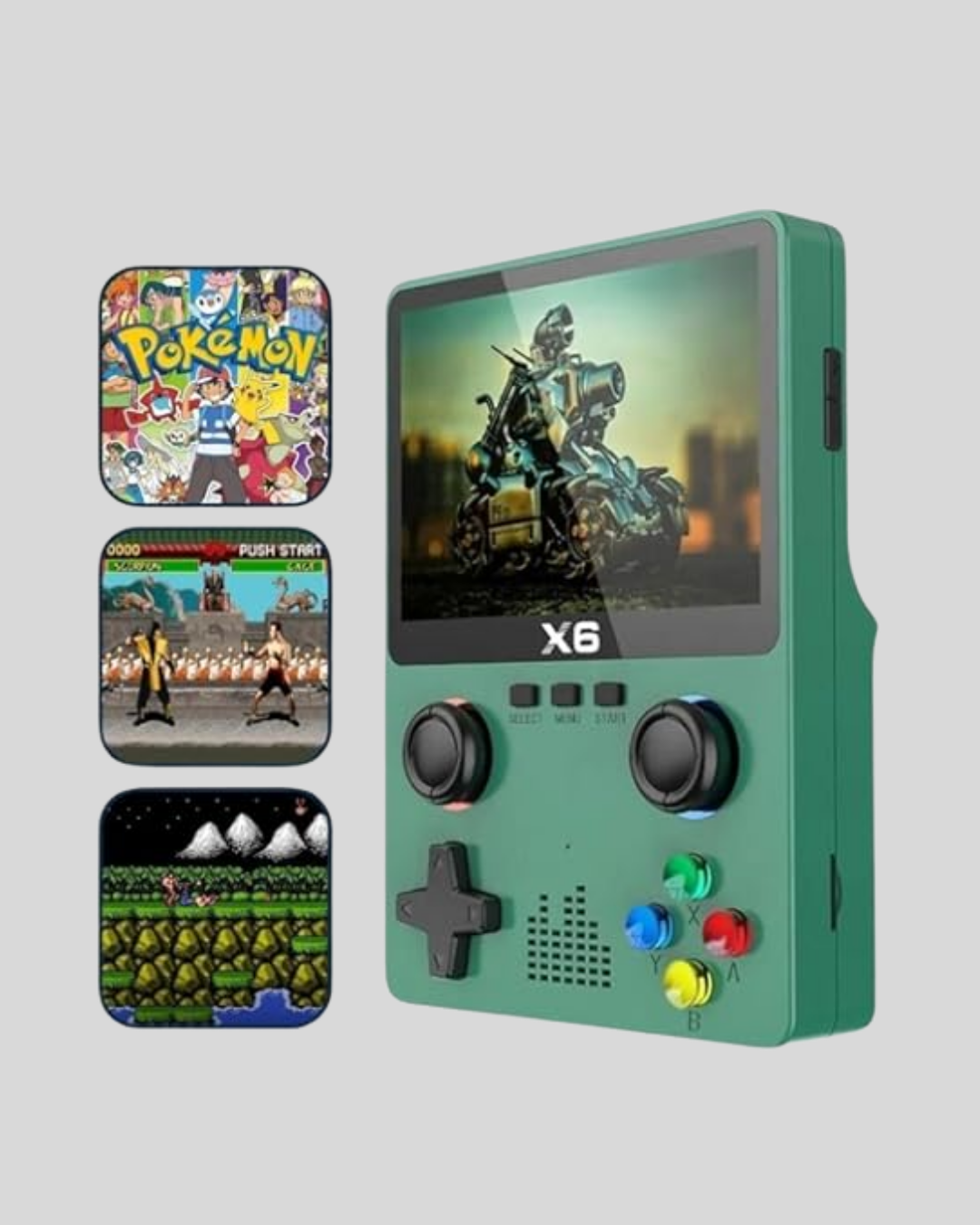 3.5 İnç IPS Ekranlı Taşınabilir Oyun Konsolu Ergonomik Çift Tetikli - Lisinya