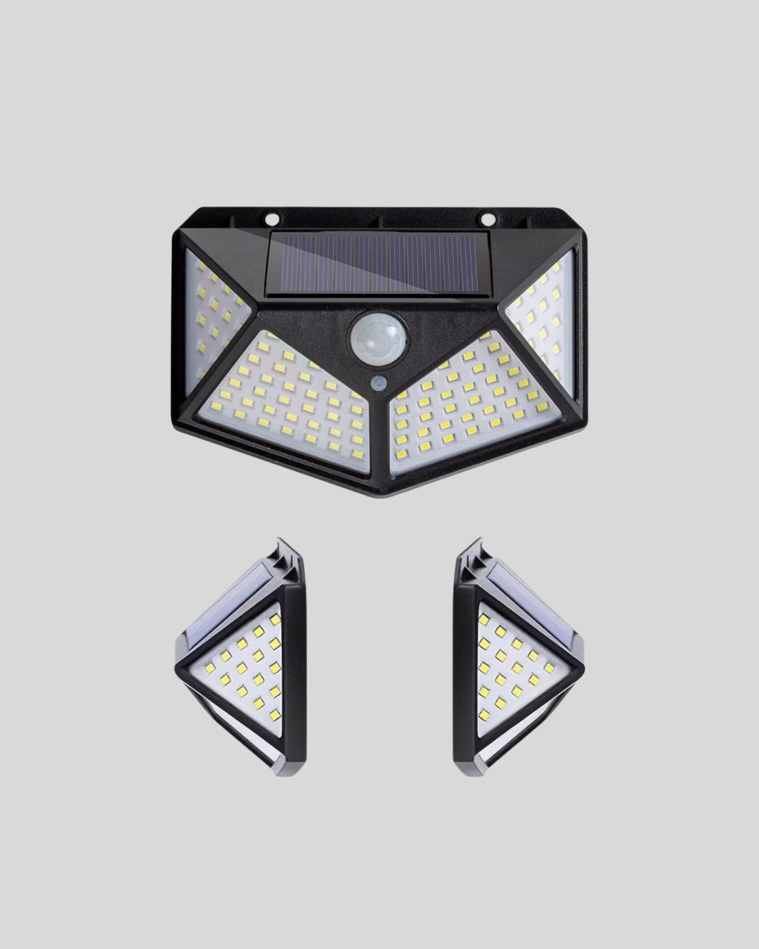 Güneş Enerjili Aydınlatma 100 LED Sensörlü Solar Dış Mekan Lamba - Lisinya