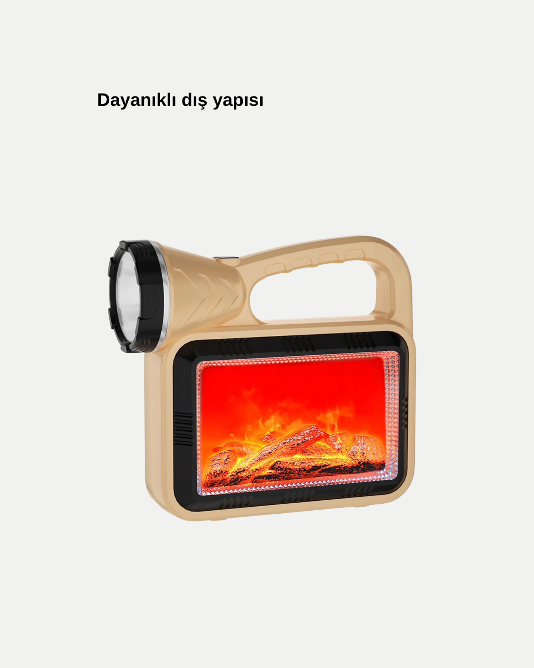 Güneş Enerjili Alev Efektli Lamba COB Led Su Geçirmez Çok Fonksiyonlu - Lisinya