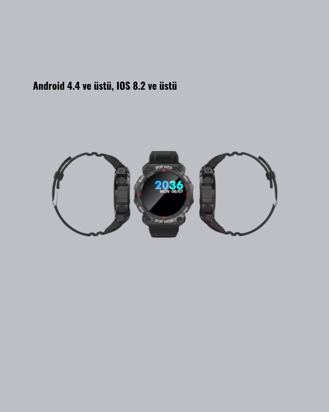 Sporcu Akıllı Saat – Kalp Atışı, Adım, Kalori ve Tansiyon Takipli - Lisinya