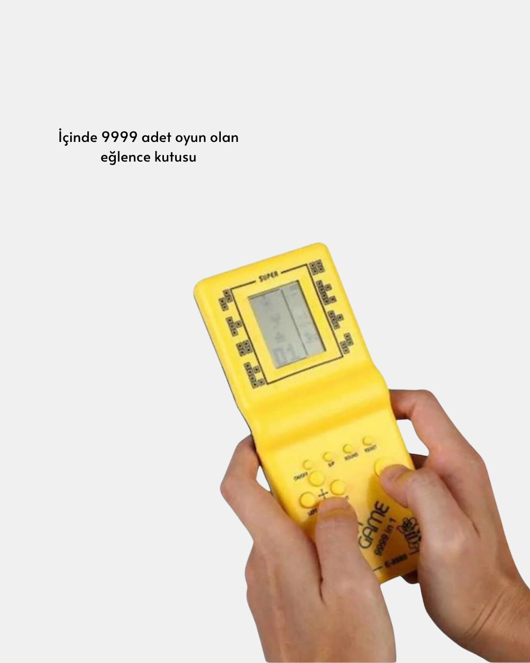 Klasik Gameboy Tetris Oyunu – Taşınabilir Pil ile Çalışan Retro El Konsolu - Lisinya