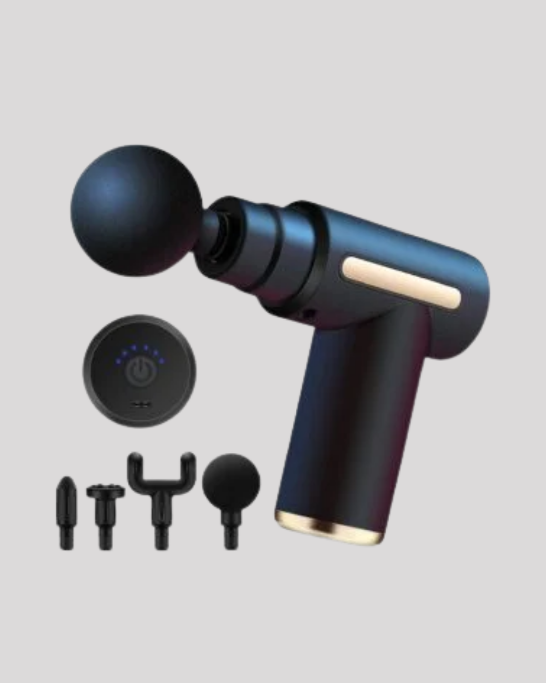 6 Kademeli Kas Masaj Tabancası 4 Başlıklı Güçlü Sessiz Sporcu Masaj Cihazı Şarjlı - Lisinya