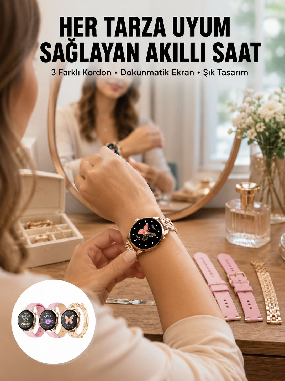 Akıllı Saat – Kalp Atış Takipli, Spor Modlu, Uzun Pil Ömürlü - Lisinya Akıllı Saat – Kalp Atış Takipli, Spor Modlu, Uzun Pil Ömürlü - Lisinya