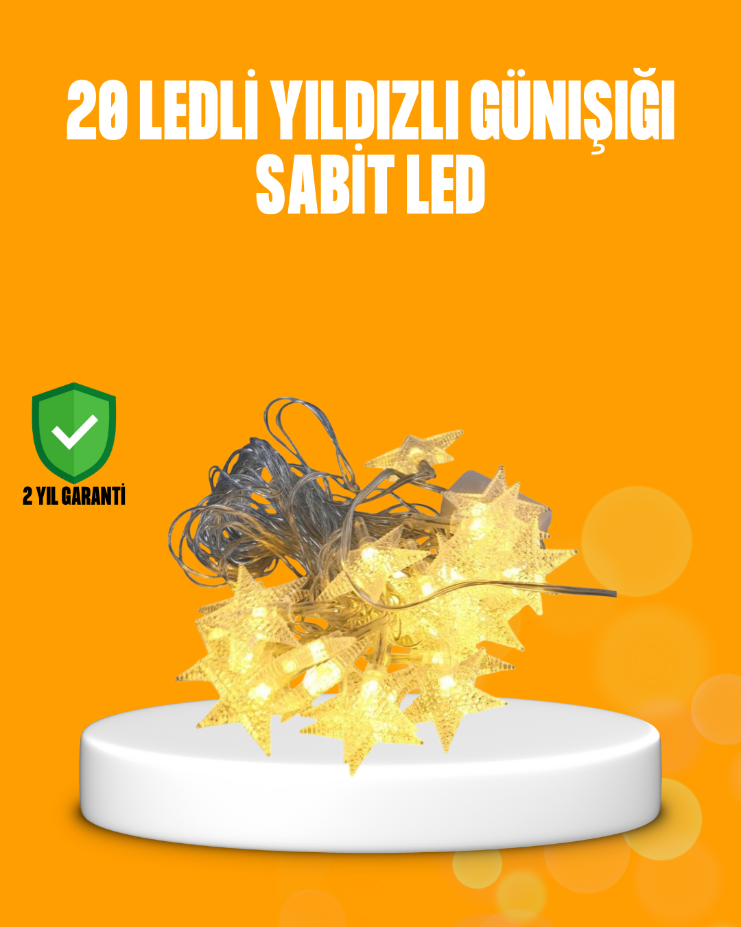 Yıldız Led Işık 5 Metre Dekoratif Aydınlatma Günışığı - Lisinya Yıldız Led Işık 5 Metre Dekoratif Aydınlatma Günışığı - Lisinya