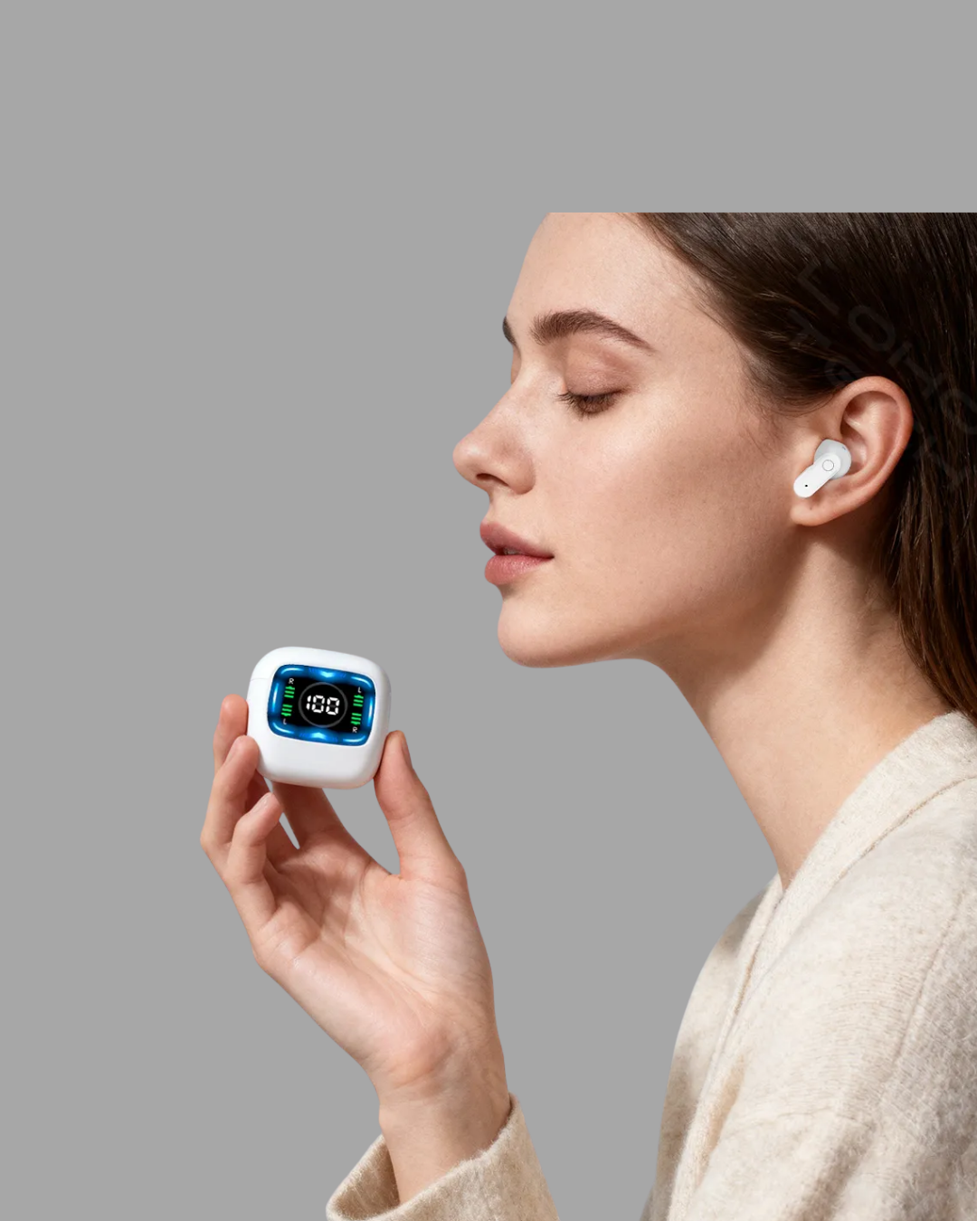 Bluetooth 5.4 Teknolojili Kablosuz Kulaklık LED Göstergeli - Lisinya