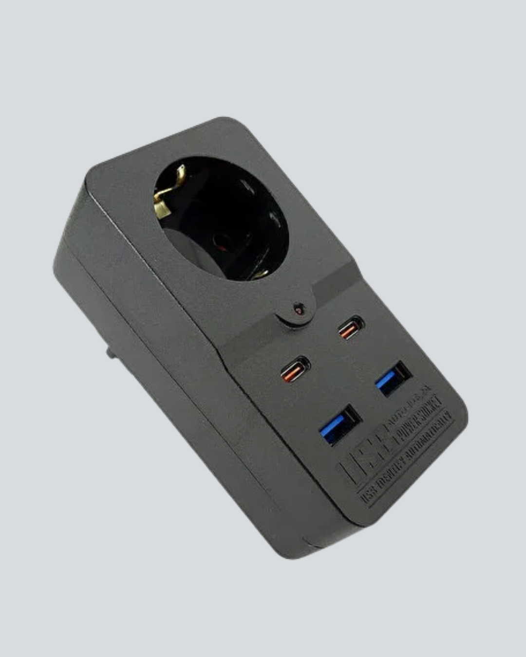 Akım Korumalı Priz 4 USB Type C Destekli Yüksek Isı Dayanımlı - Lisinya