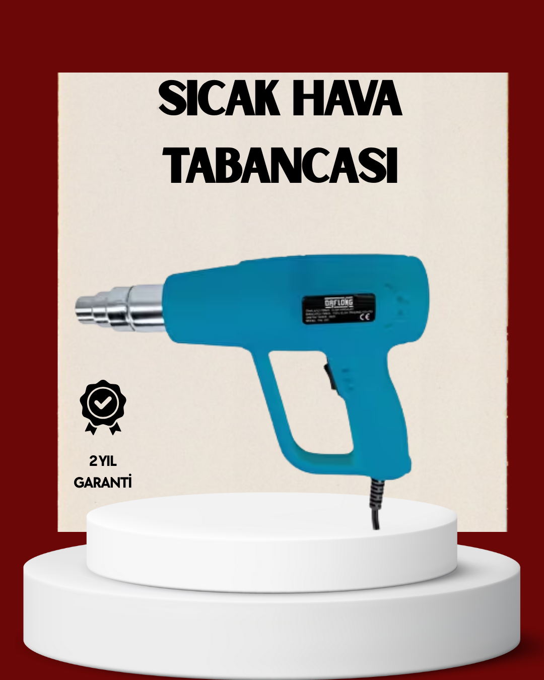 Ayarlanabilir Isı Tabancası Boya Sökme Lehim Isıtma - Lisinya