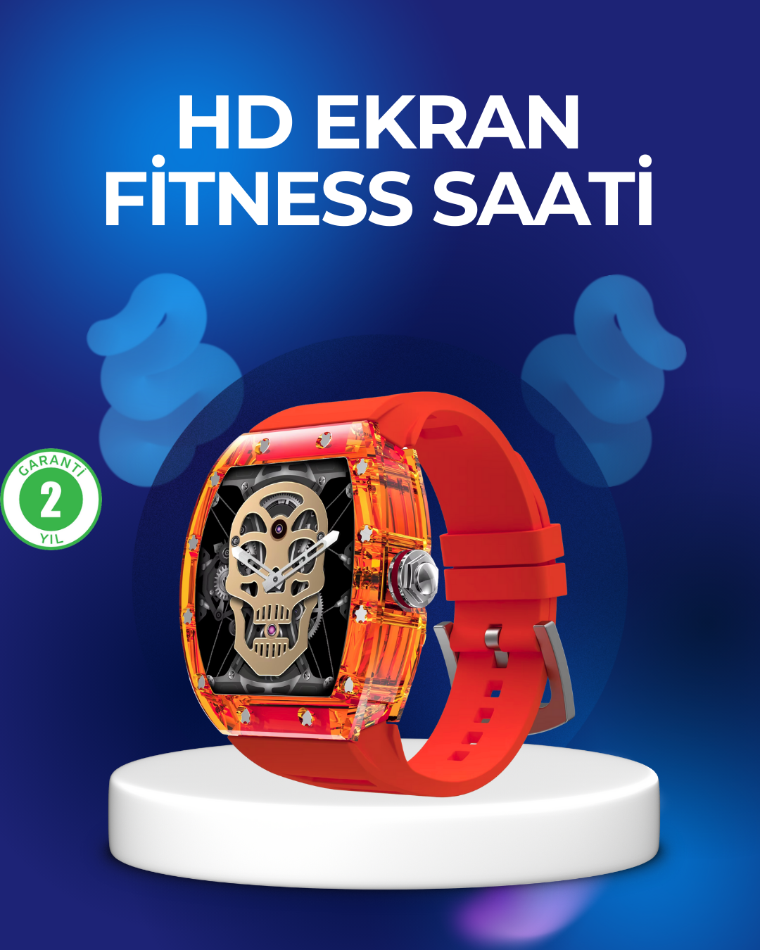 IP67 Suya Dayanıklı Akıllı Saat Uzun Pil Ömürlü - Lisinya