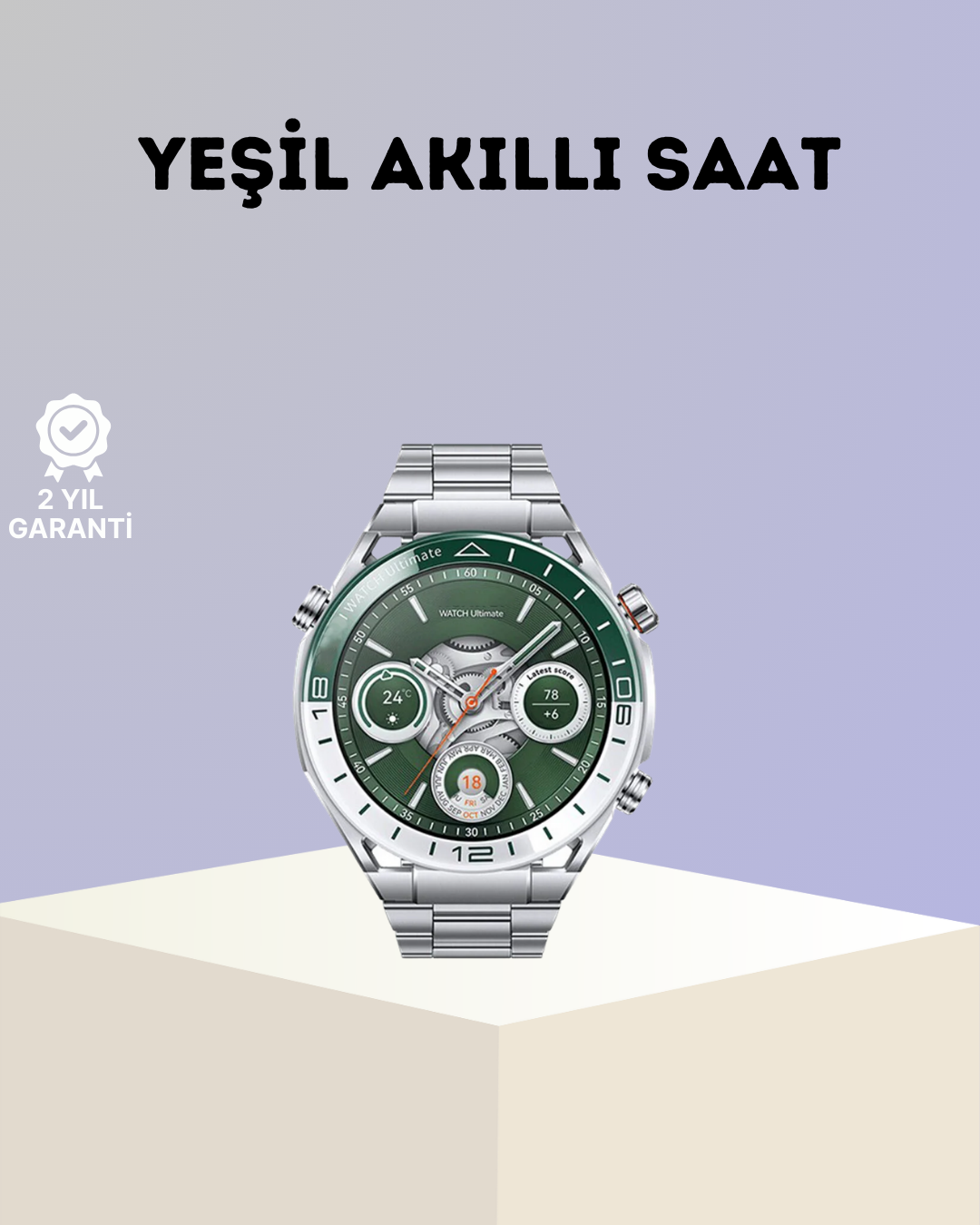 Premium Amoled Akıllı Saat GPS Harita Desteği Bluetooth Arama Sağlık Takipli - Lisinya