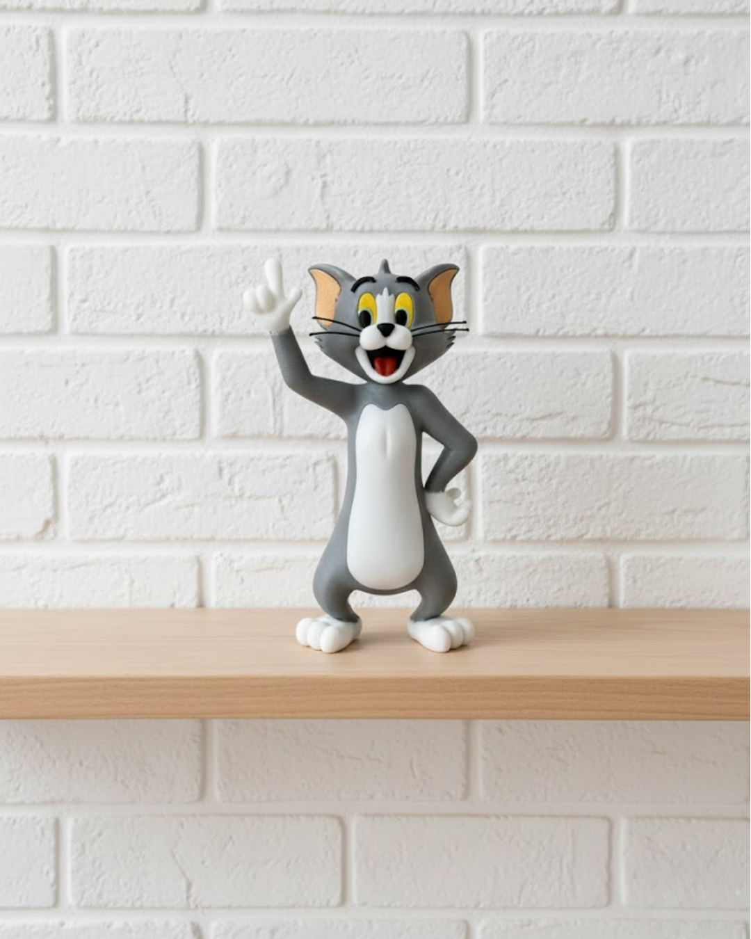 22 cm Tom Figürü Çizgi Karakter Biblo Koleksiyonluk Dekoratif Obje - Lisinya