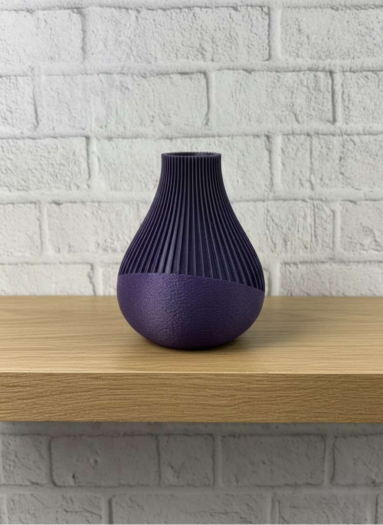 MOR VAZO ÇİZGİLİ - Lisinya MOR VAZO ÇİZGİLİ - Lisinya