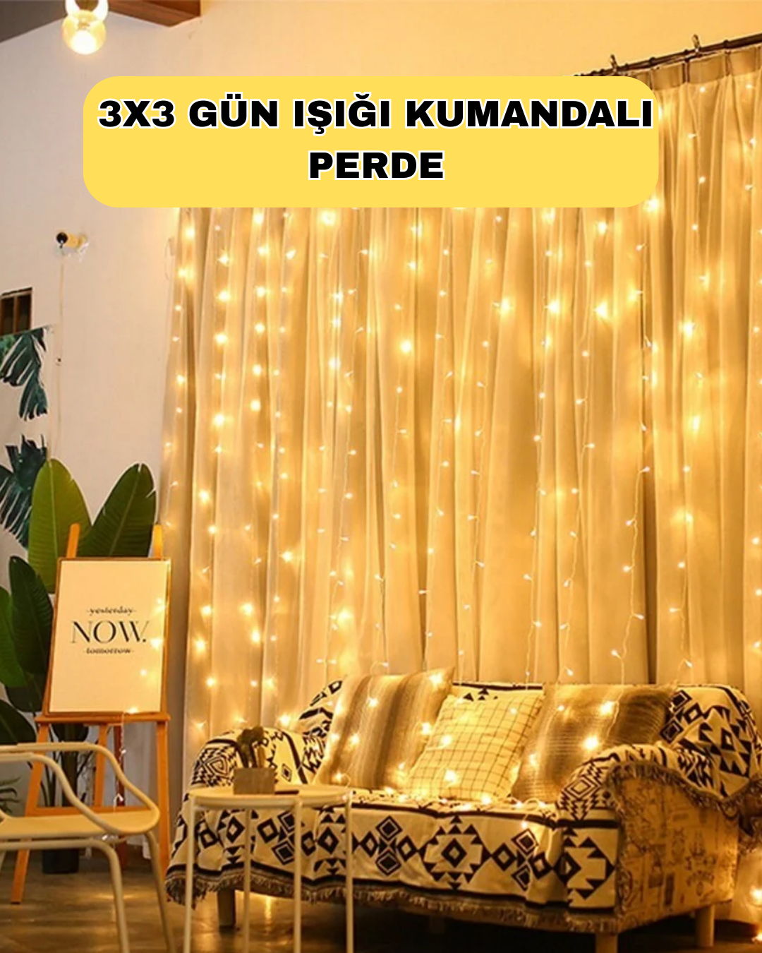 Zaman Ayarlı 8 Modlu Günışığı Perde Led Işık USB Çalışma - Lisinya Zaman Ayarlı 8 Modlu Günışığı Perde Led Işık USB Çalışma - Lisinya