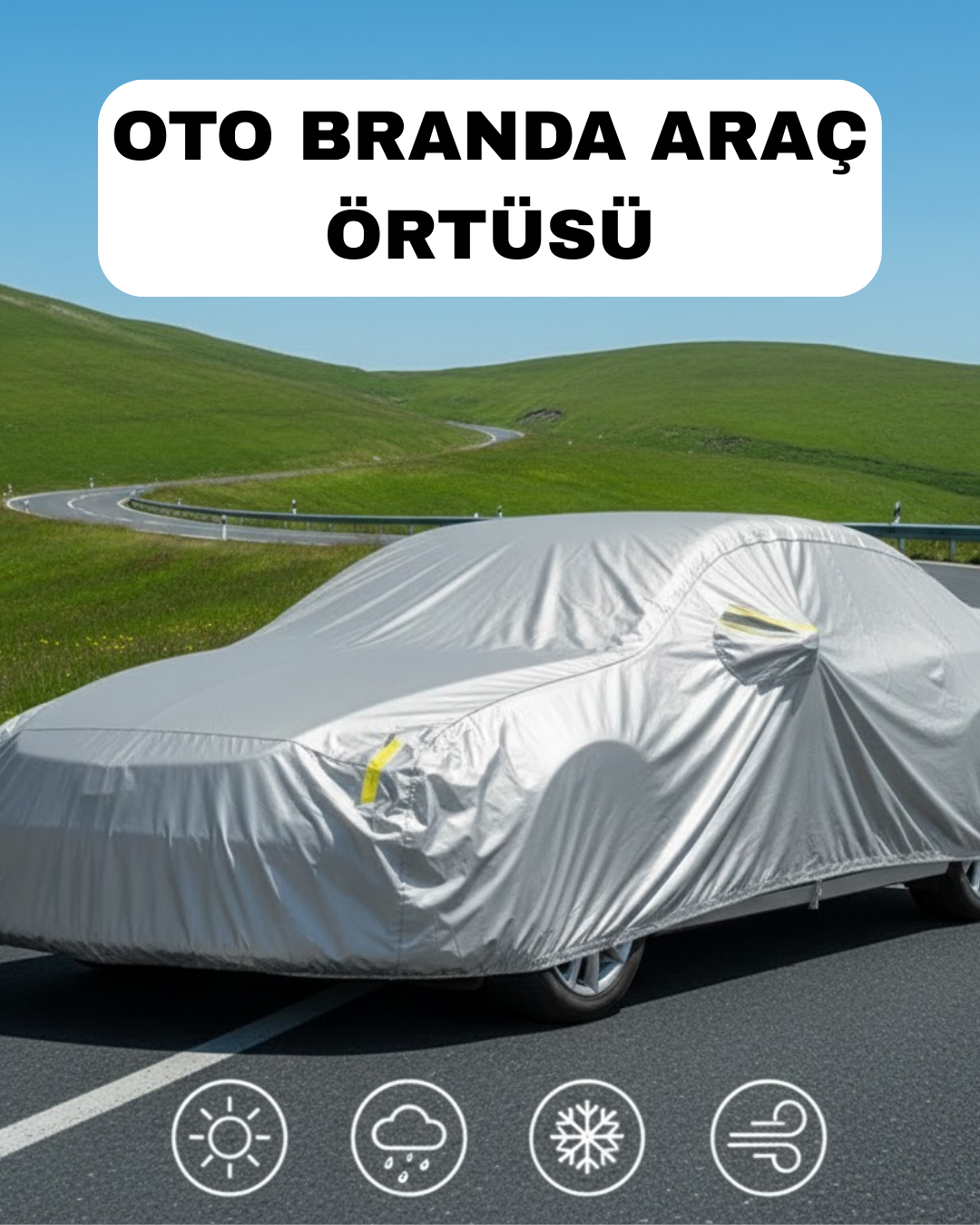 Egea Sedan Egea Hatchback Linea Albea Siena Uyumlu Oto Brandası Yaz Kış Koruyucu - Lisinya