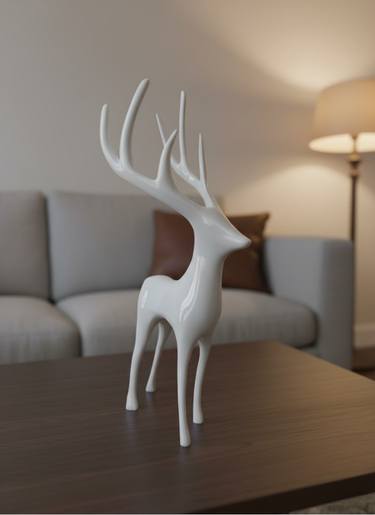 GEYİK FİGÜRÜ BEYAZ - Lisinya GEYİK FİGÜRÜ BEYAZ - Lisinya