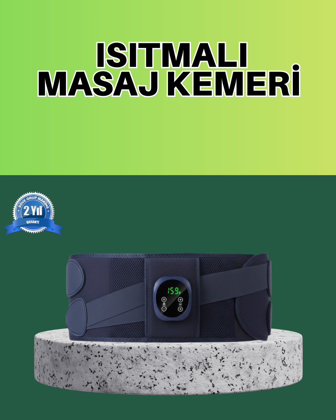 Titreşimli Masajlı Bel Kemeri Sessiz Çalışma 100 cm Bel Uyumlu - Lisinya Titreşimli Masajlı Bel Kemeri Sessiz Çalışma 100 cm Bel Uyumlu - Lisinya