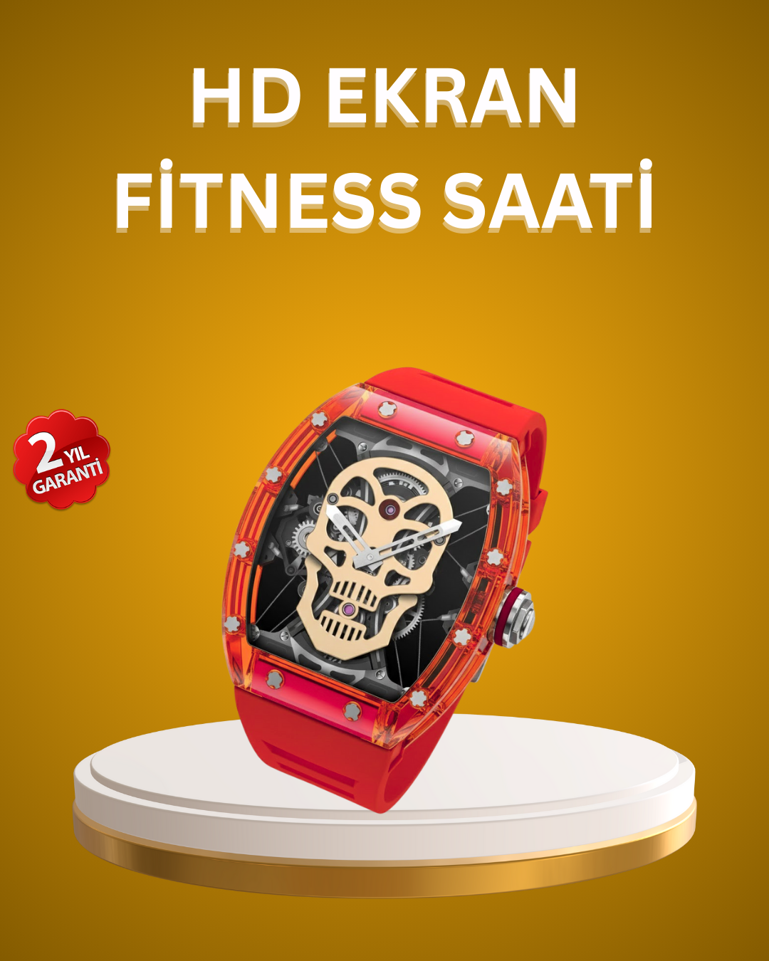 Geniş Ekranlı Akıllı Saat Şık ve Modern Tasarım - Lisinya