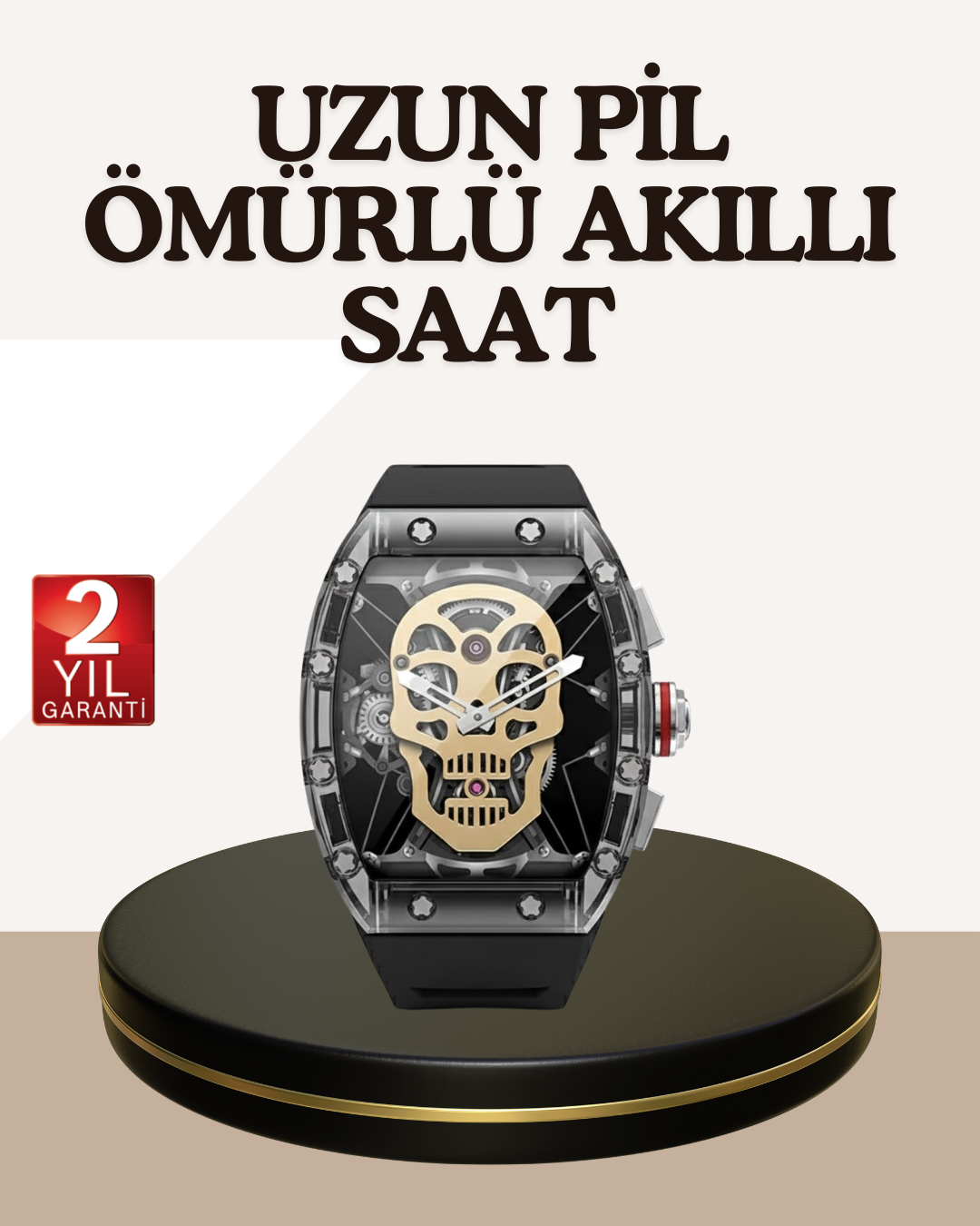 Dokunmatik Akıllı Saat Sesli Asistanlı Geniş Özellikli - Lisinya