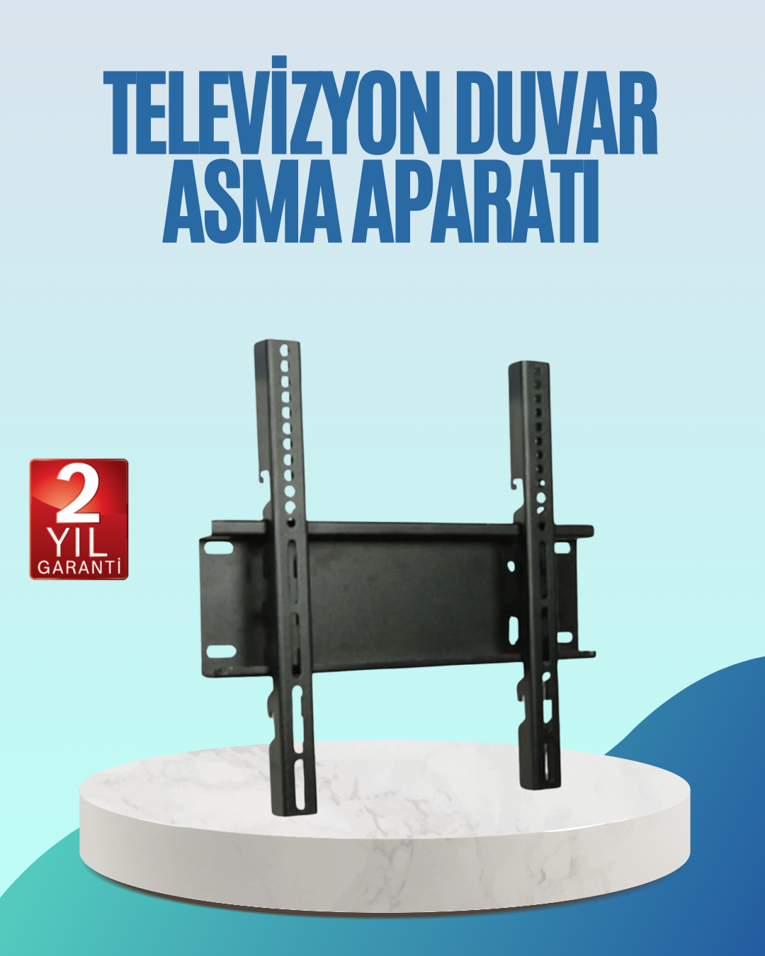 Ayarlanabilir 32-42 İnç LED TV Duvar Askı Braketi 40 kg Taşıma - Lisinya