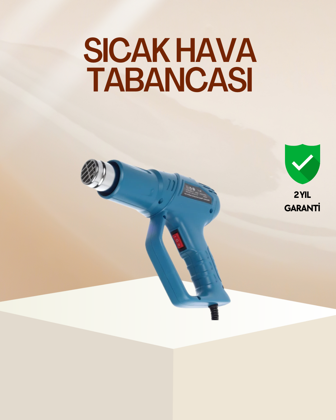 Endüstriyel 2000W Isı Tabancası Plastik Boru Lehim Boya Çıkarma - Lisinya