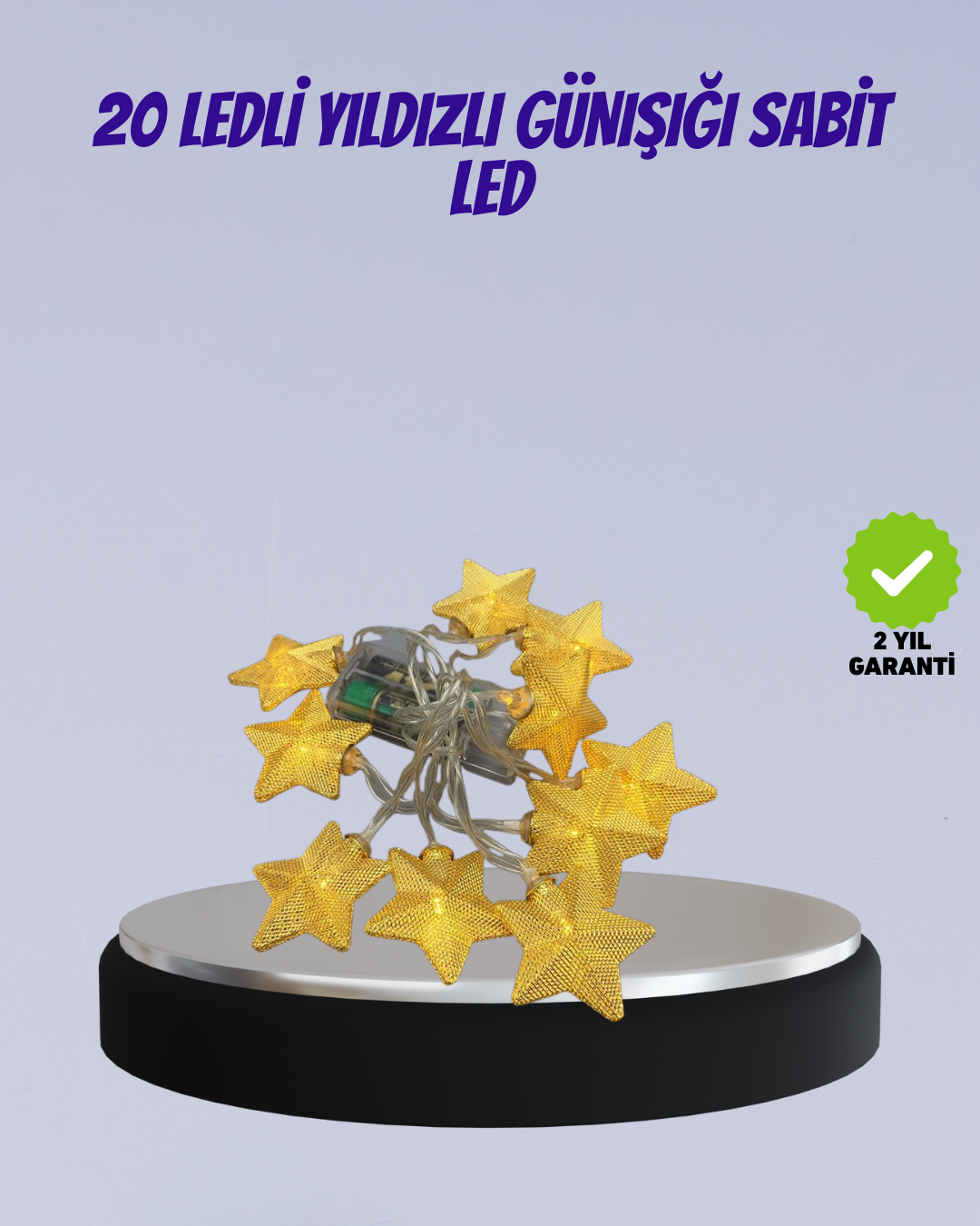 Yıldız Figürlü Led Şerit Işık 5m İç Mekan Dekor Aydınlatma - Lisinya Yıldız Figürlü Led Şerit Işık 5m İç Mekan Dekor Aydınlatma - Lisinya