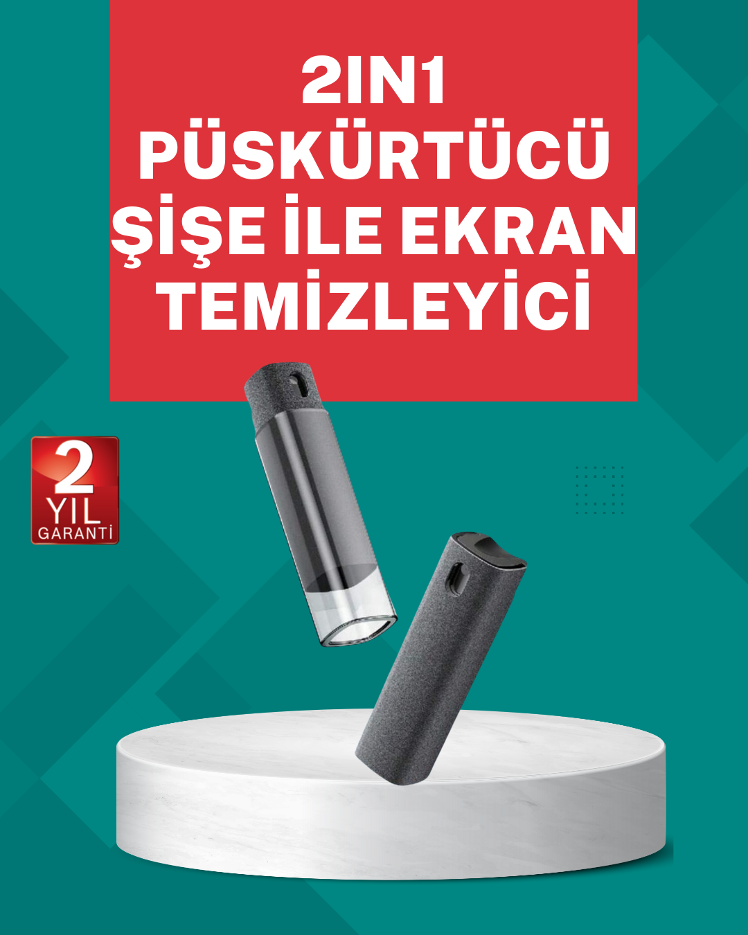 Ekran Temizleyici Nano Sprey Güvenli Çiziksiz Temizlik - Lisinya