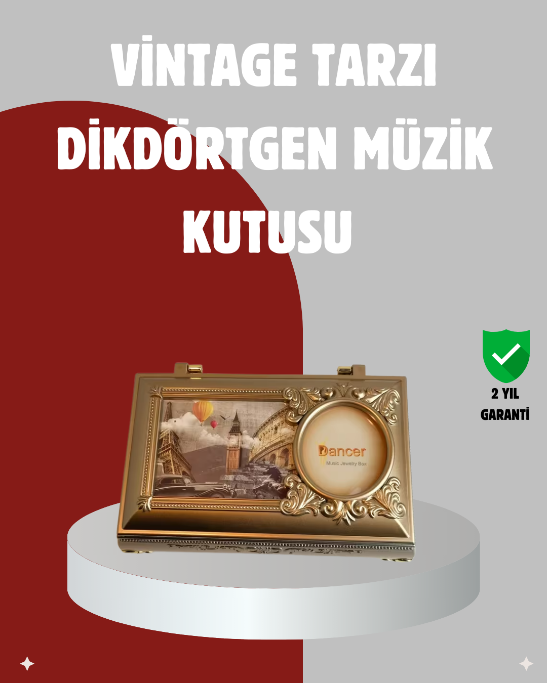 Kız Çocuk Oyuncak Piyano Görünümlü Balerinli Müzik Kutusu - Lisinya