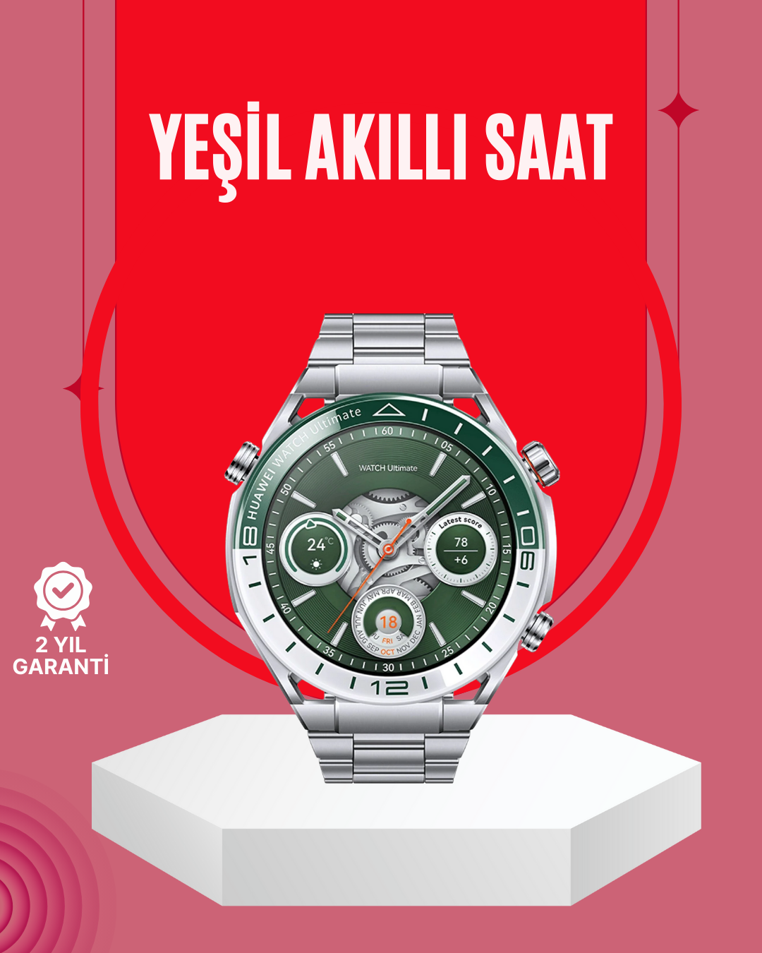 Amoled Smartwatch Harita Modlu Bluetooth Aramalı 3 Değiştirilebilir Kayışlı - Lisinya