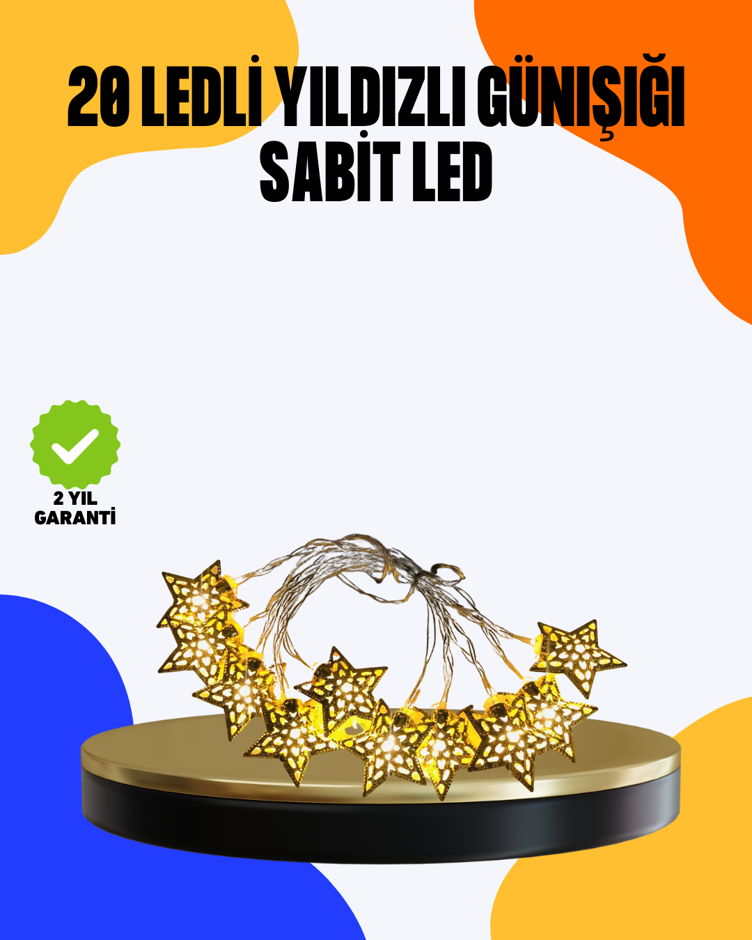 Yıldız Led Işık 5 Metre Dekoratif Aydınlatma Günışığı (Kopya) - Lisinya Yıldız Led Işık 5 Metre Dekoratif Aydınlatma Günışığı (Kopya) - Lisinya