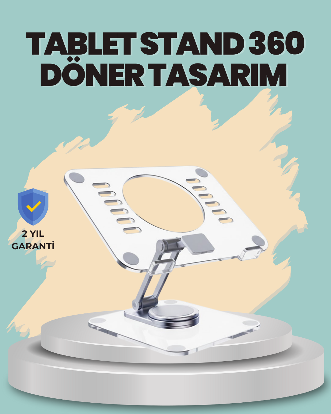 Çift Eksenli Ayarlanabilir Tablet Destek Standı - Lisinya