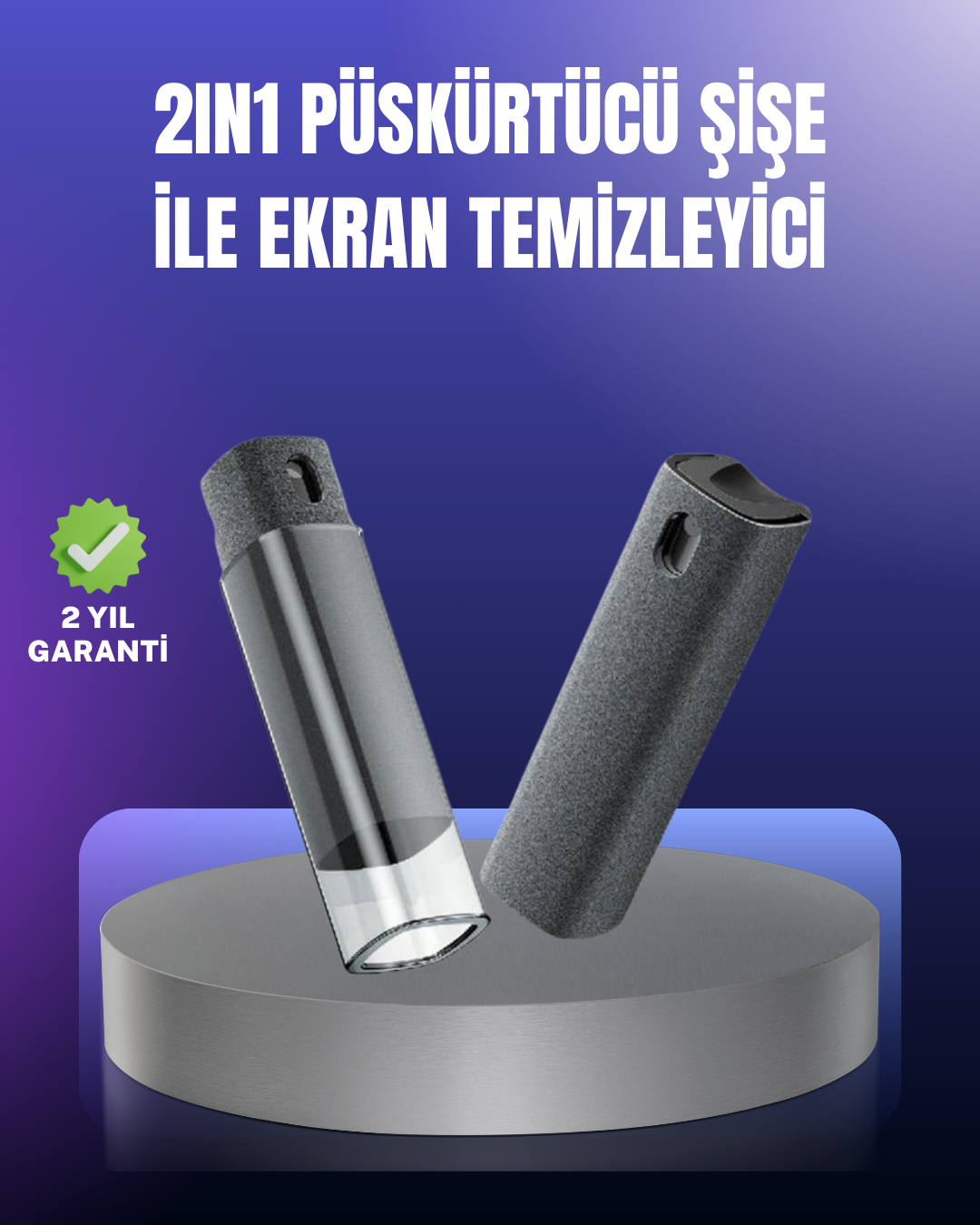 Laptop TV Tablet İçin Ekran Temizleme Spreyi Alkol İçermez - Lisinya