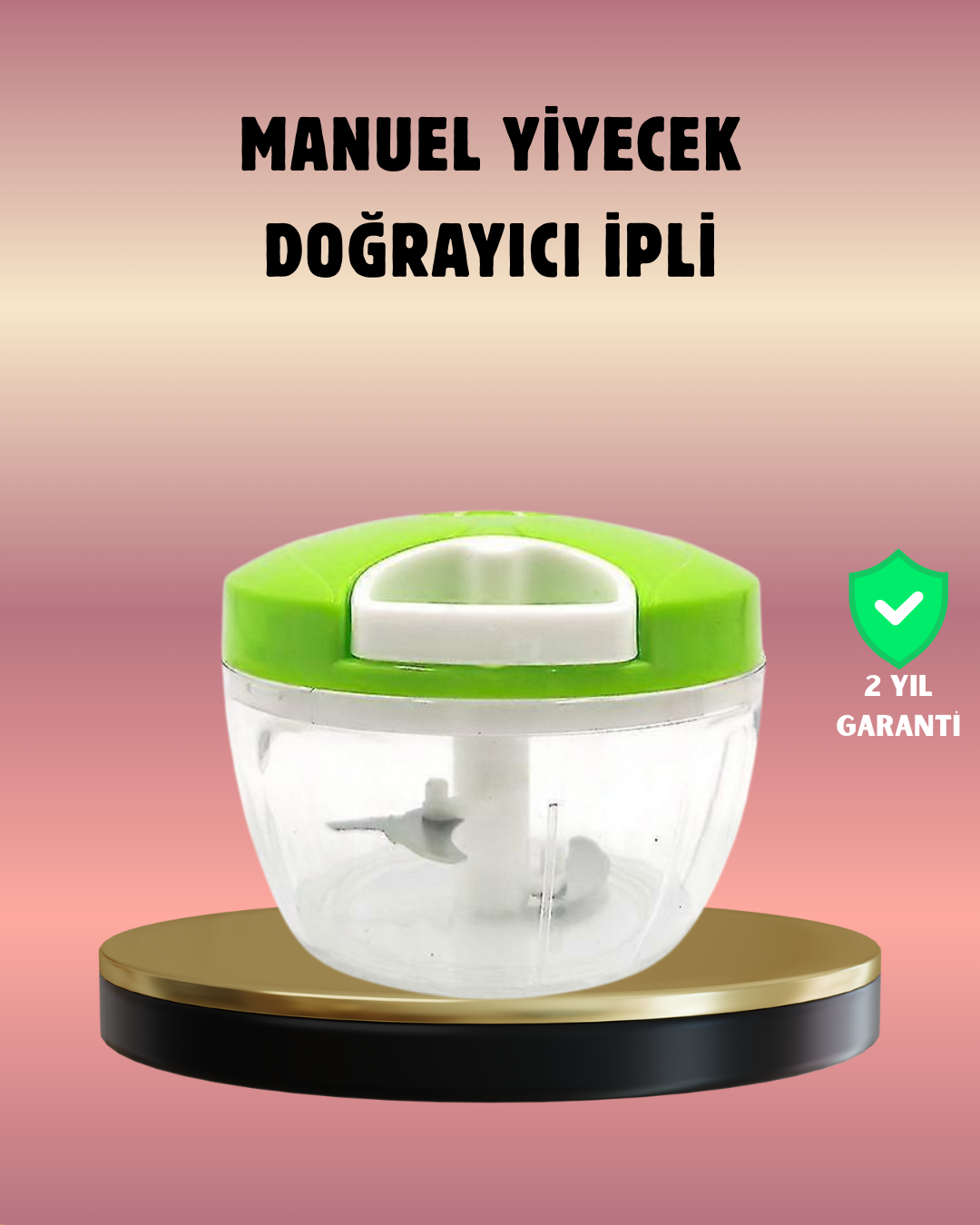 Manuel Mutfak Doğrayıcısı Kolay Temizlenebilir - Lisinya