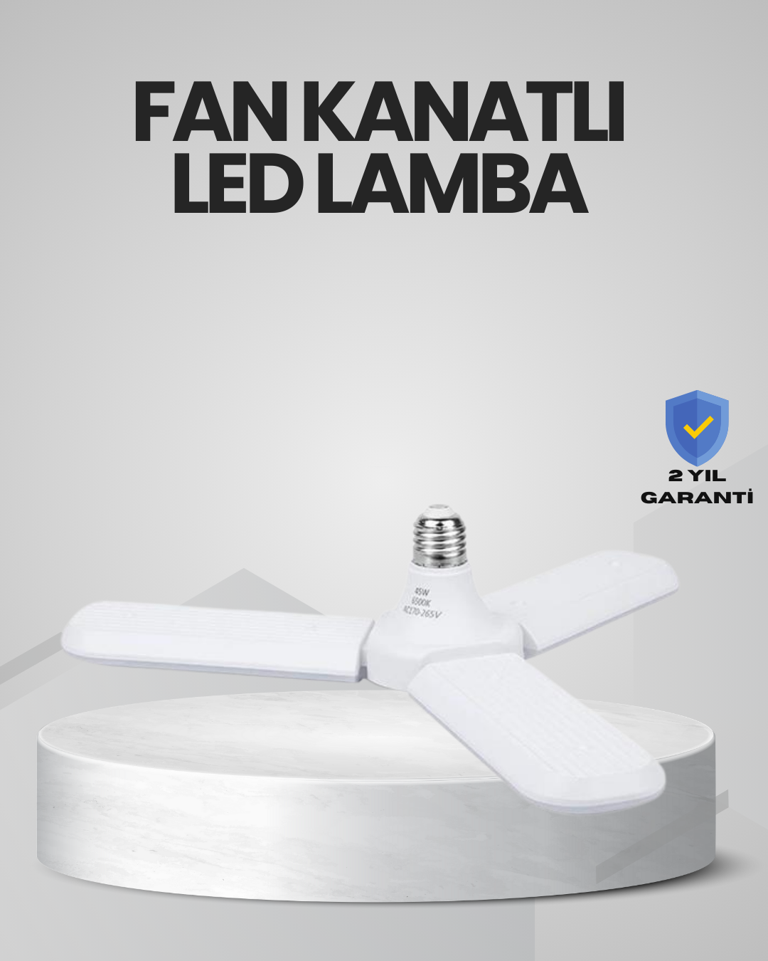 Enerji Tasarruflu LED Ampül 60 Watt 4 Kollu Beyaz Işık - Lisinya Enerji Tasarruflu LED Ampül 60 Watt 4 Kollu Beyaz Işık - Lisinya