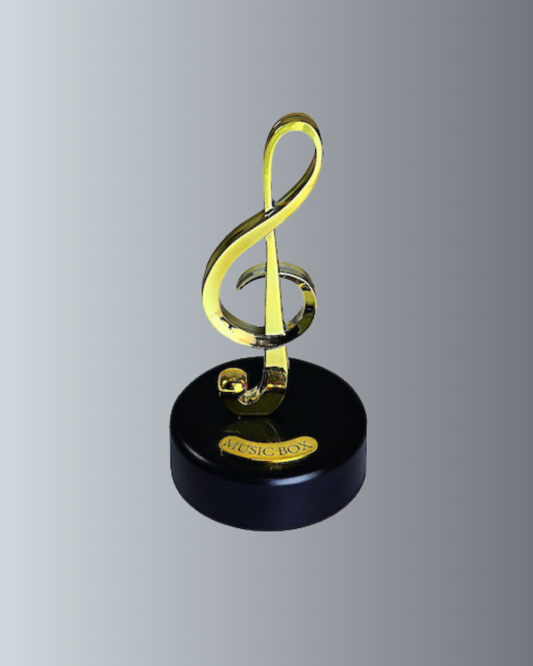 Dönen Sol Anahtarı Figürlü Müzik Kutusu Şık Hediyelik Dekor - Lisinya