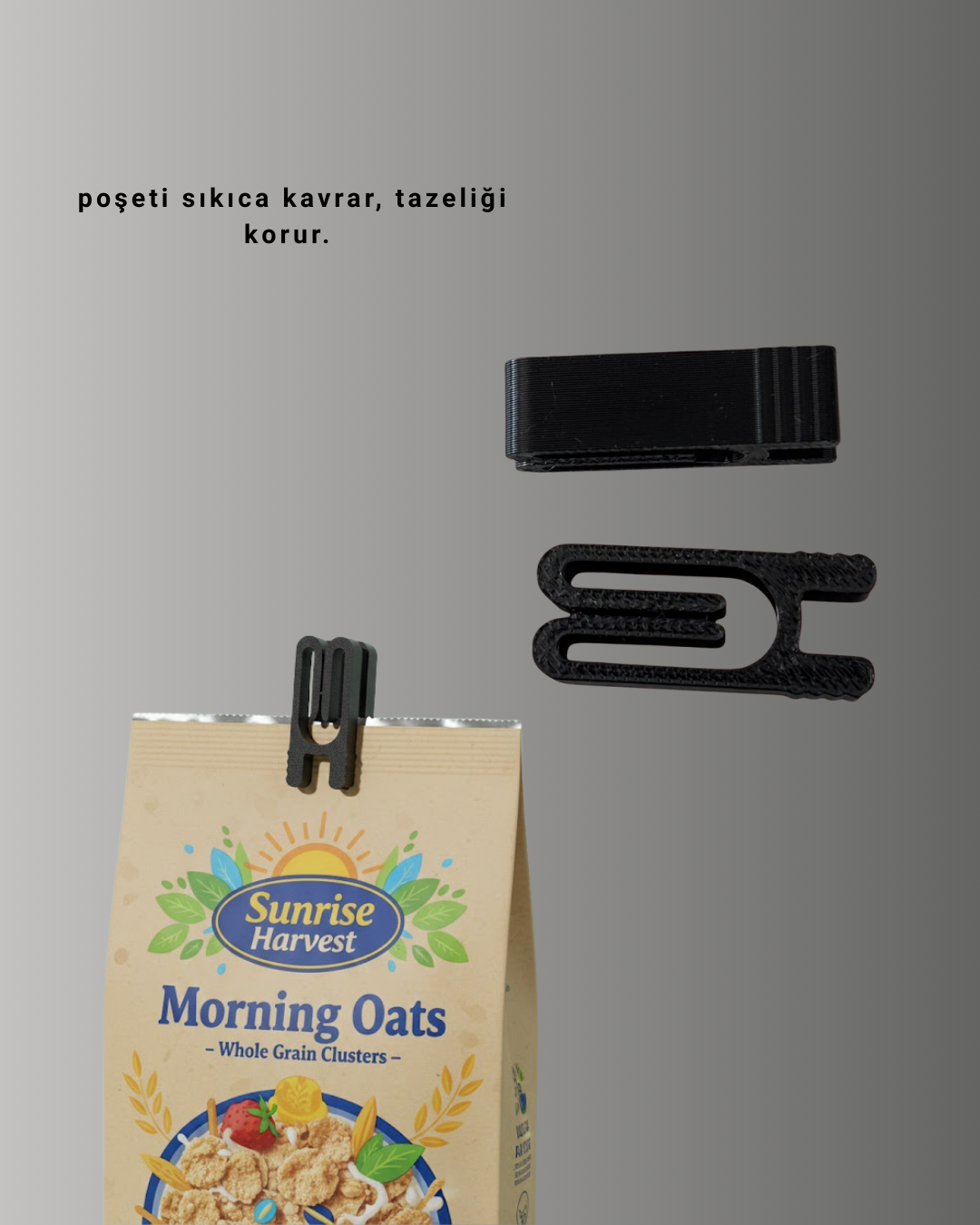 Cips Kahve ve Bakliyat İçin Poşet Kapatma Mandalı 10’lu - Lisinya