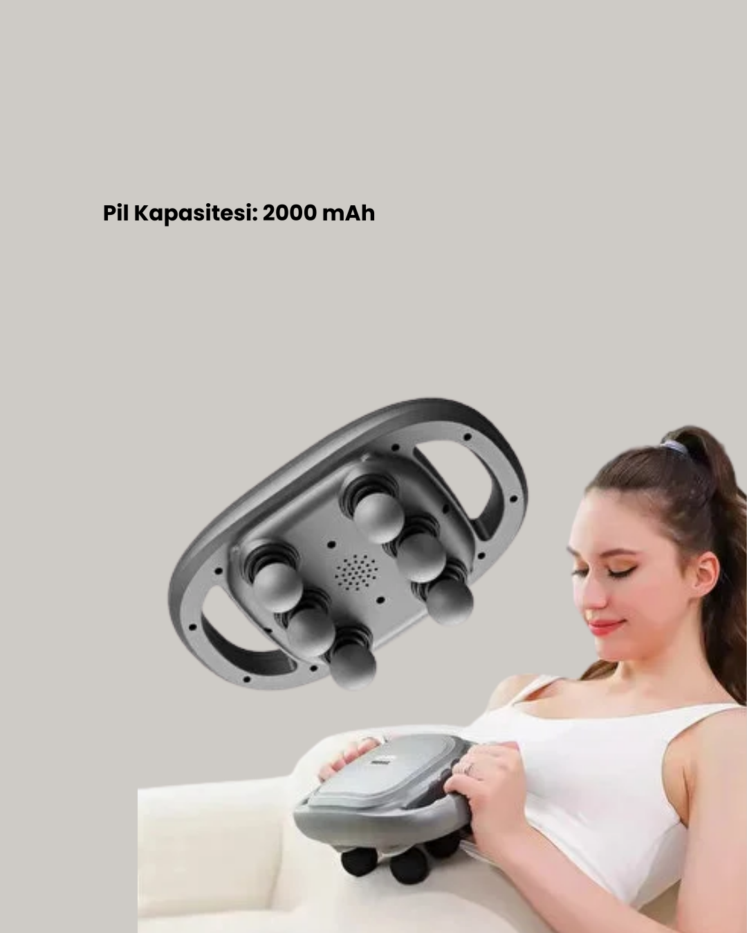 2000 mAh Şarjlı Masaj Tabancası 6 Başlık Ayarlı Güçlü Masaj Cihazı - Lisinya 2000 mAh Şarjlı Masaj Tabancası 6 Başlık Ayarlı Güçlü Masaj Cihazı - Lisinya