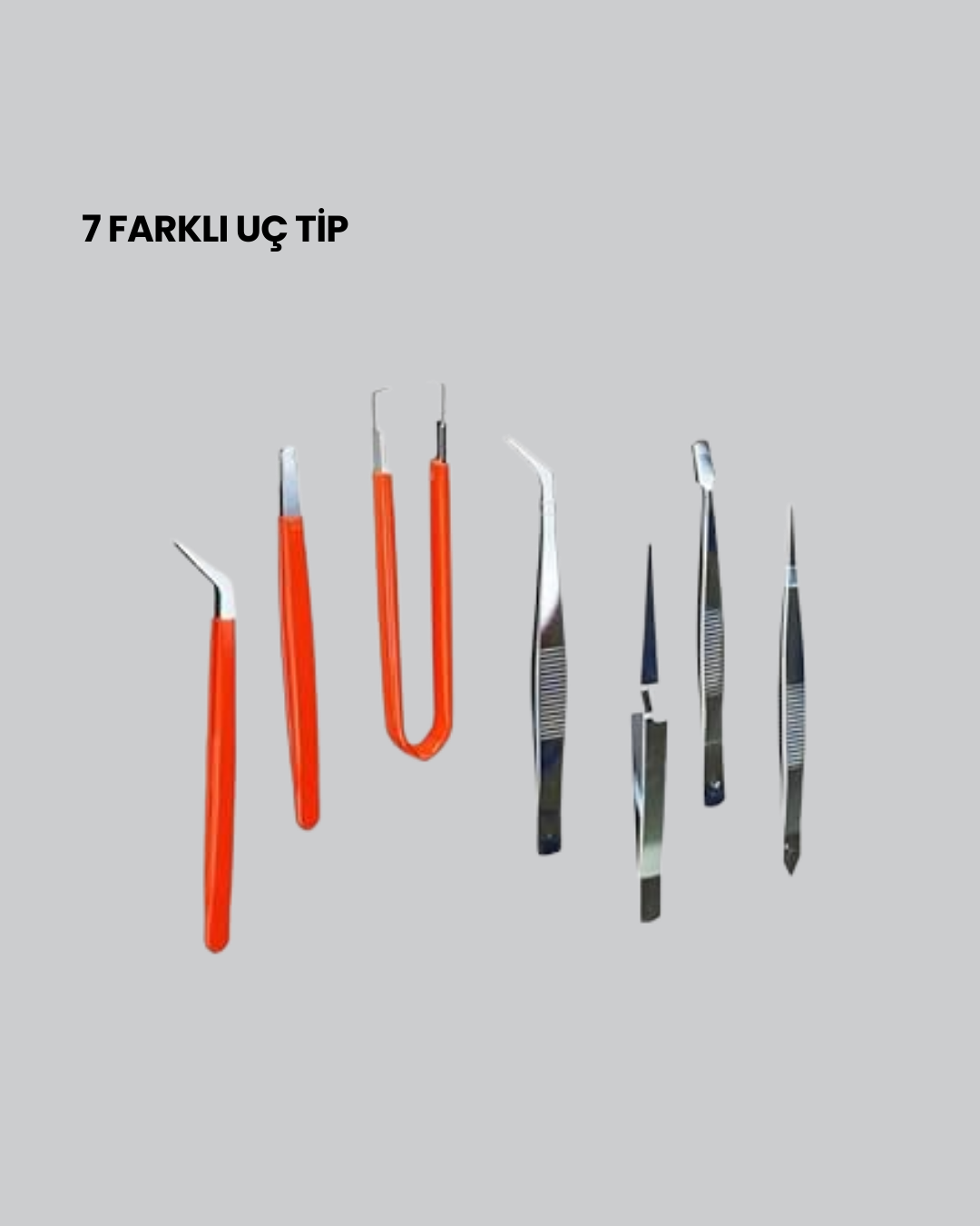 7 Parça Hassas Çelik Cımbız Seti Elektronik ve Saat Tamiri İçin - Lisinya 7 Parça Hassas Çelik Cımbız Seti Elektronik ve Saat Tamiri İçin - Lisinya