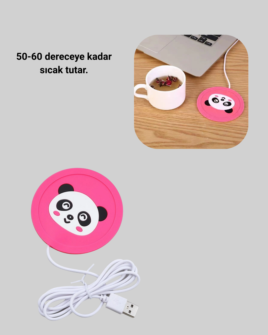 USB BARDAK ISITICI PANDA - Lisinya