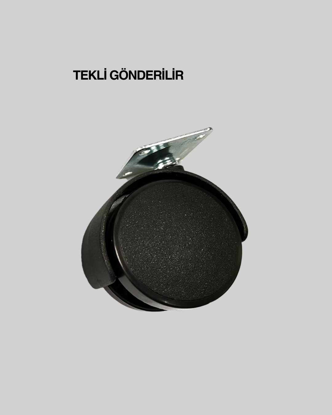 6 cm Döner Kilitsiz Ayak Tek Parça - Lisinya