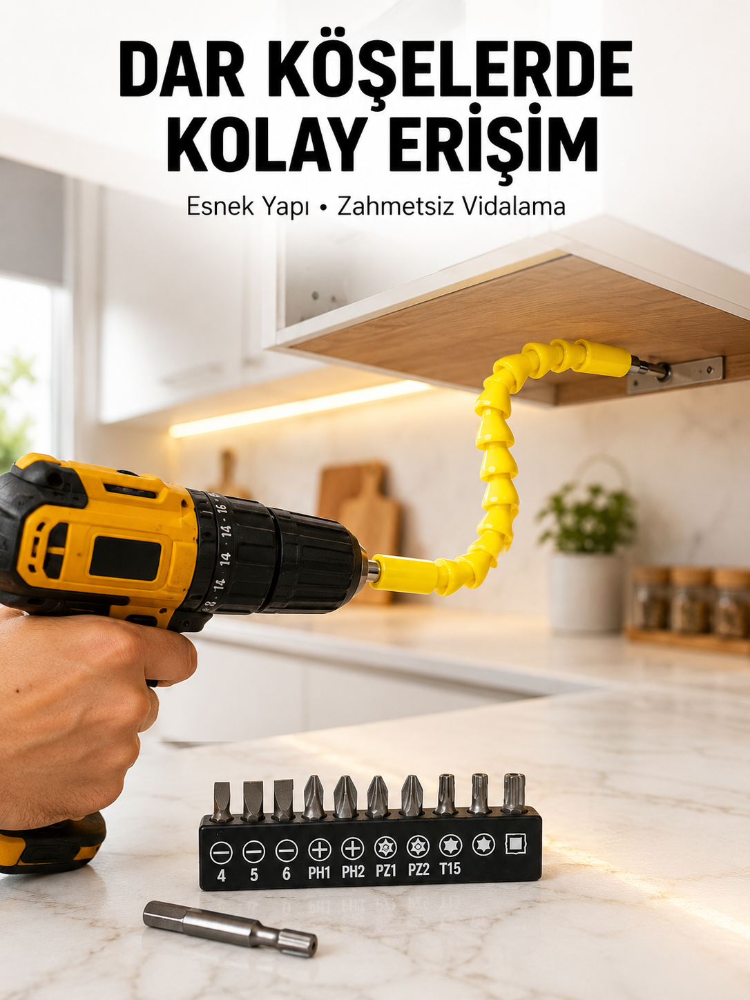 12’li Akrobat Bits Vidalama Seti Esnek Uç Çok Yönlü Kullanım - Lisinya 12’li Akrobat Bits Vidalama Seti Esnek Uç Çok Yönlü Kullanım - Lisinya