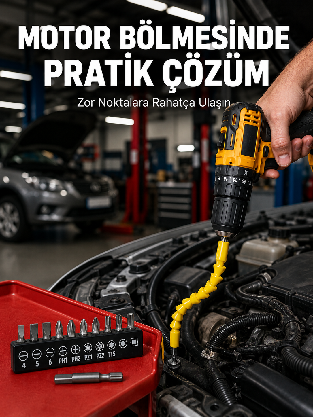 12 Parça Vidalama Uç Seti Akrobat Tasarım Dayanıklı Metal - Lisinya 12 Parça Vidalama Uç Seti Akrobat Tasarım Dayanıklı Metal - Lisinya