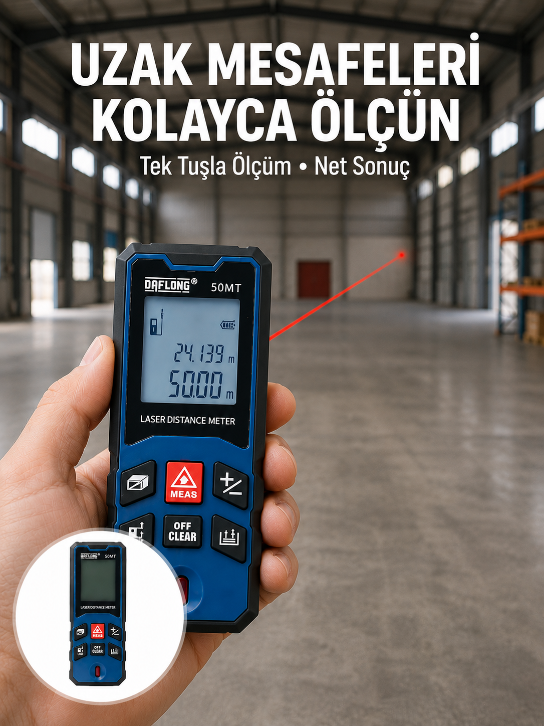 Profesyonel Lazer Metre Hassas Ölçüm ve Dijital Ekran - Lisinya Profesyonel Lazer Metre Hassas Ölçüm ve Dijital Ekran - Lisinya
