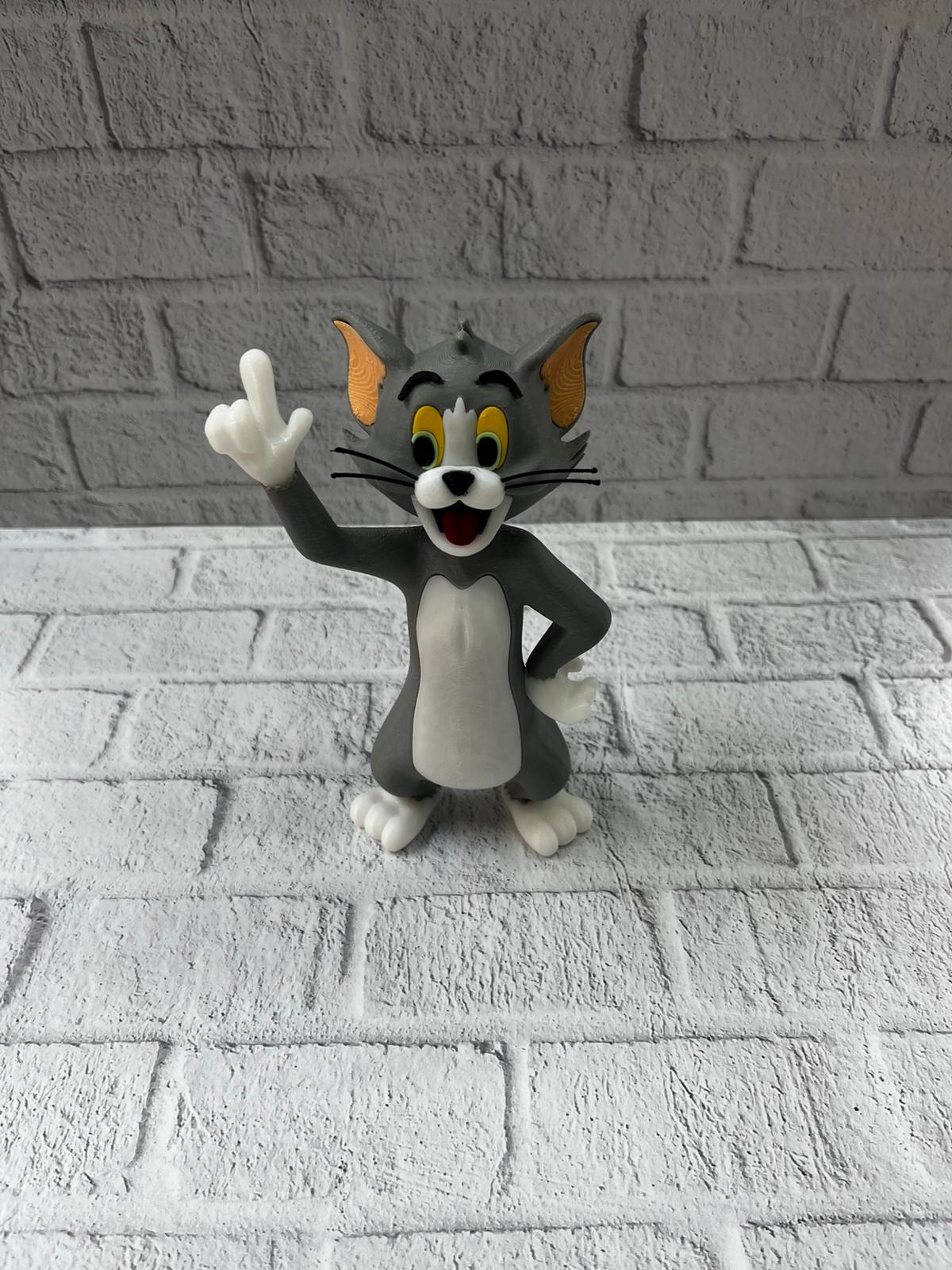 Tom Kedi Biblo 22 cm Hediyelik Dekoratif Ev Ofis Aksesuarı - Lisinya