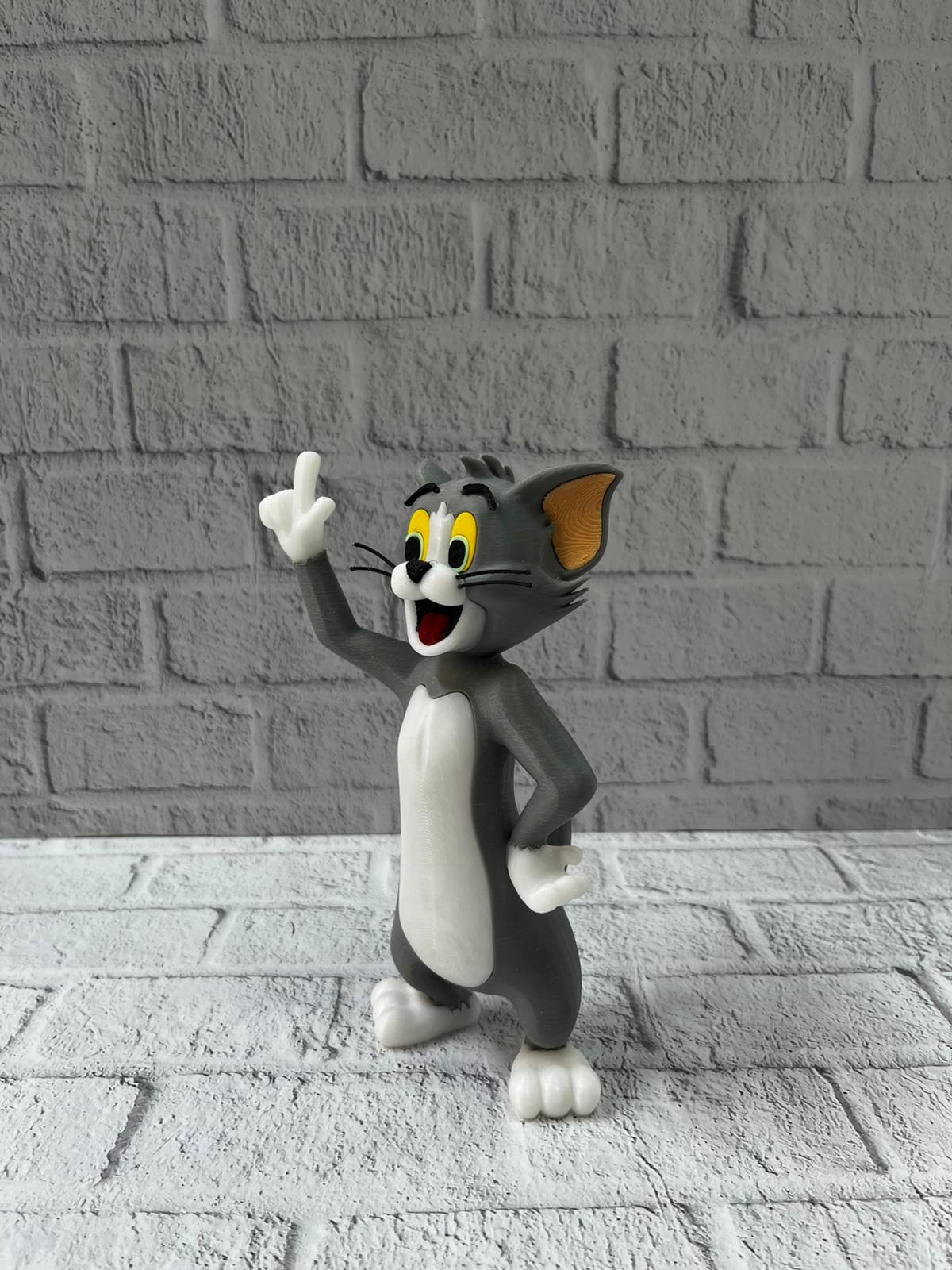 Tom Kedi Biblo 22 cm Hediyelik Dekoratif Ev Ofis Aksesuarı - Lisinya