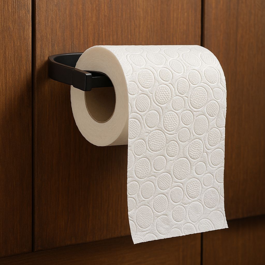 Siyah Metal Tuvalet Kağıdı Tutucu Mat Kaplama Banyo Peçetelik - Lisinya